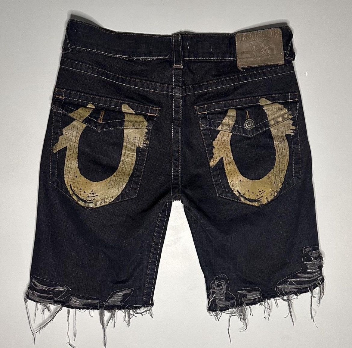 True Religion Upcycled True Religon Shorts Size US 32 / EU 48 - 1 Thumbnail