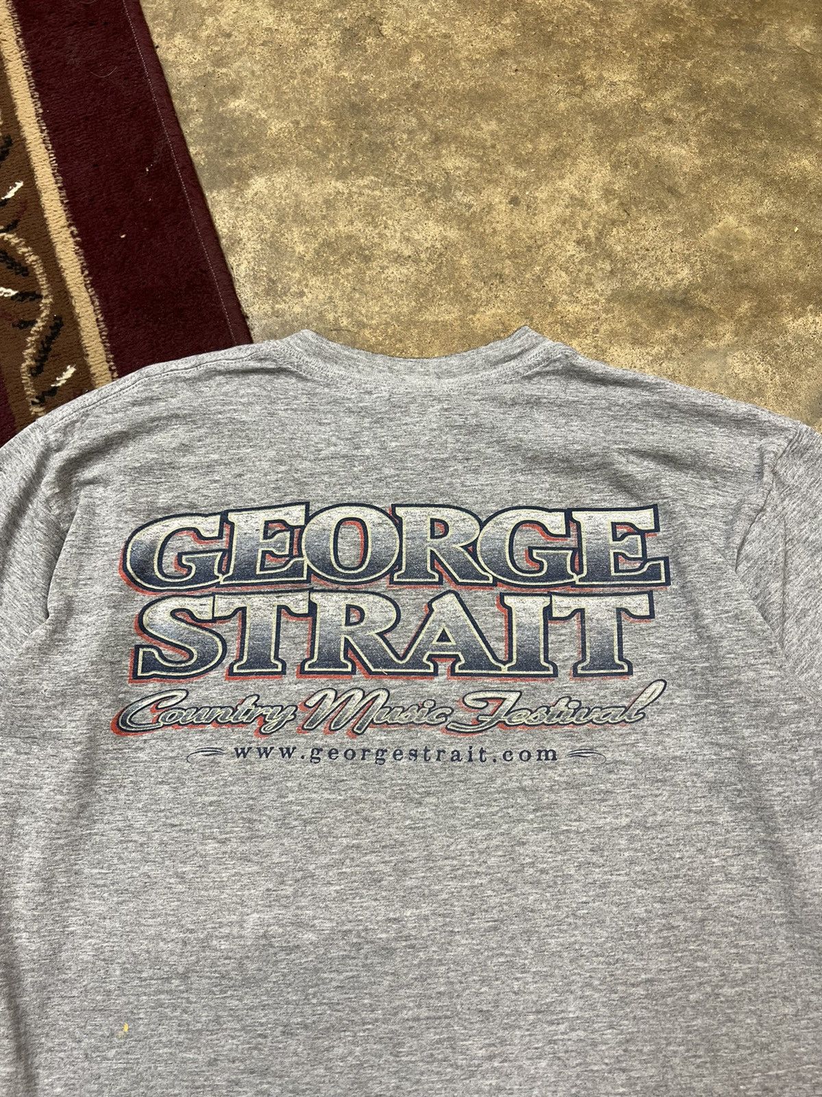 Band Tees × Vintage 90s George Straight Country Music Festival Tee Size US L / EU 52-54 / 3 - 4 Thumbnail