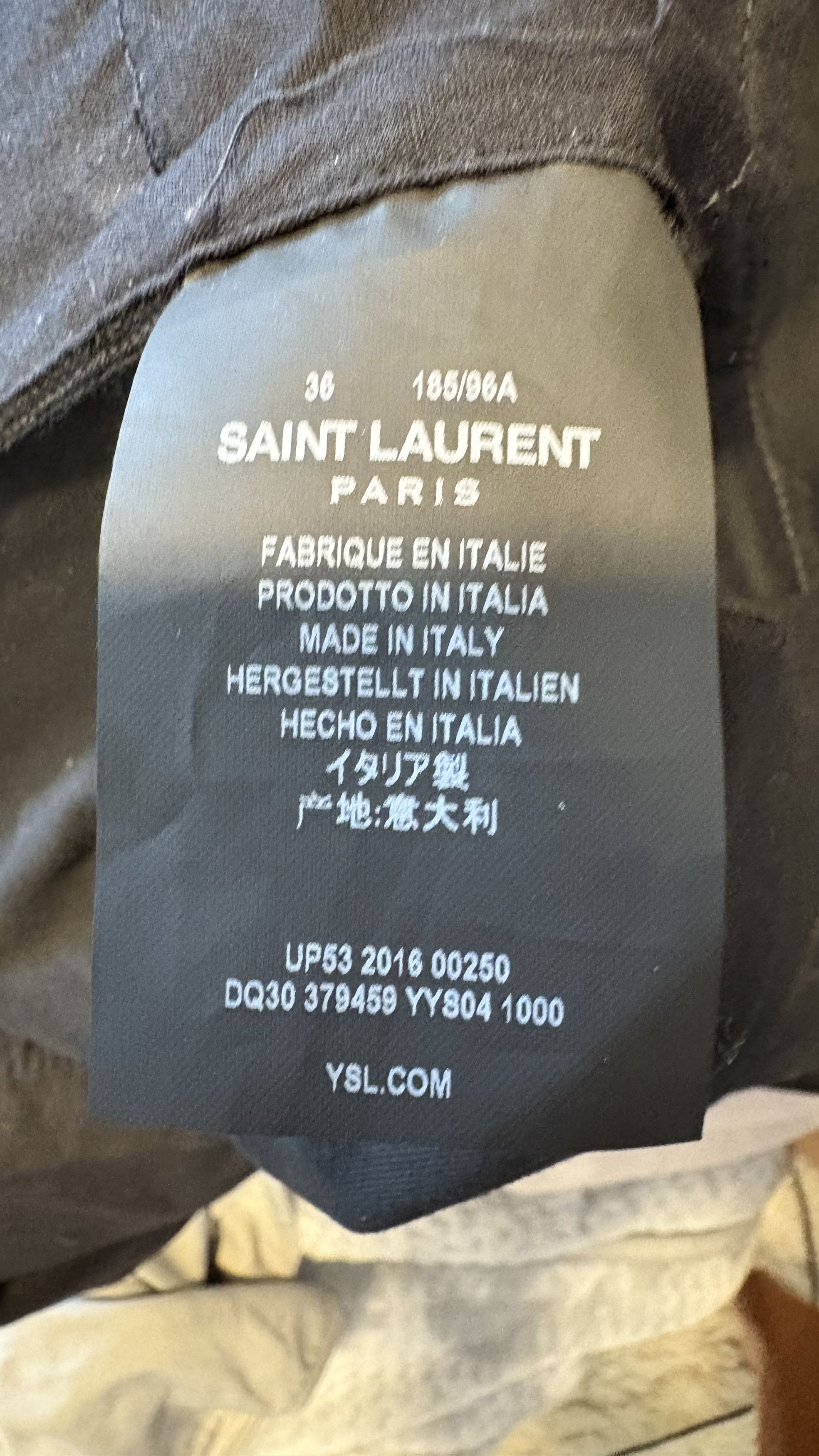 Saint Laurent Paris Hedi Slimane Saint Laurant Chinos Size US 33 - 6 Thumbnail