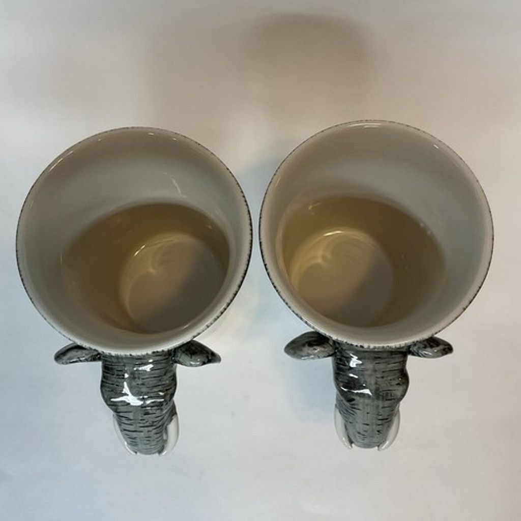Other Pier 1 Imports Hand Painted Figural Elephant Coffee Mug Cup Size ONE SIZE - 8 Thumbnail