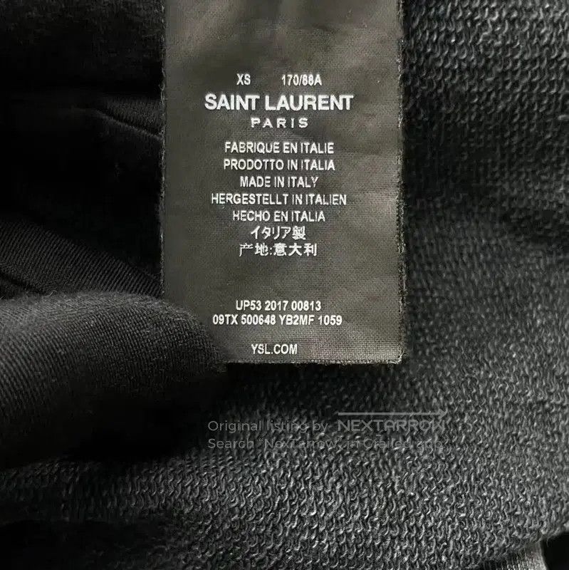 Yves Saint Laurent Saint Laurent Women's Long Sleeve Hoodie . Size XS / US 0-2 / IT 36-38 - 4 Thumbnail