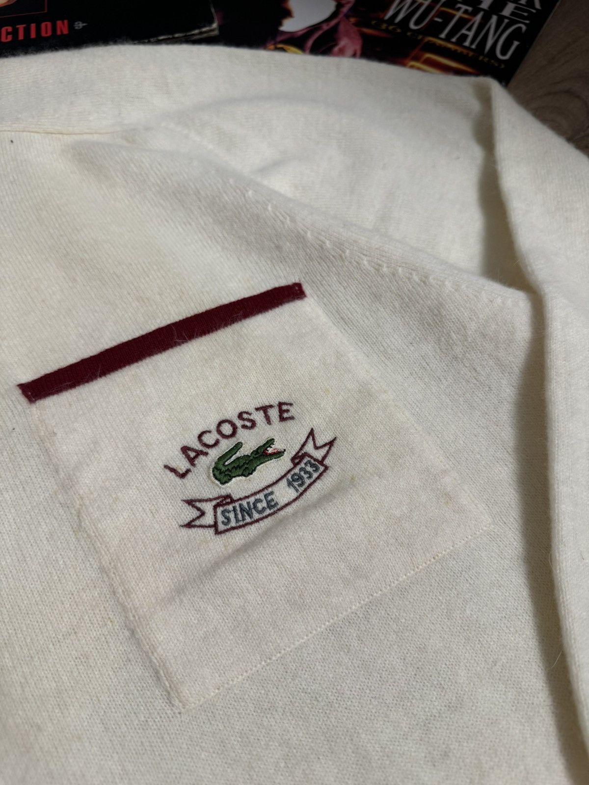 Lacoste × Vintage Lacoste vintage wool sweater 🐊 Size US M / EU 48-50 / 2 - 2 Thumbnail
