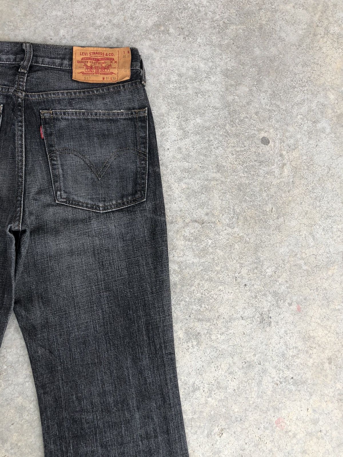 If Six Was Nine Y2k Levis Flared Jeans Distressed Jeans 517 Size US 30 / EU 46 - 10 Thumbnail