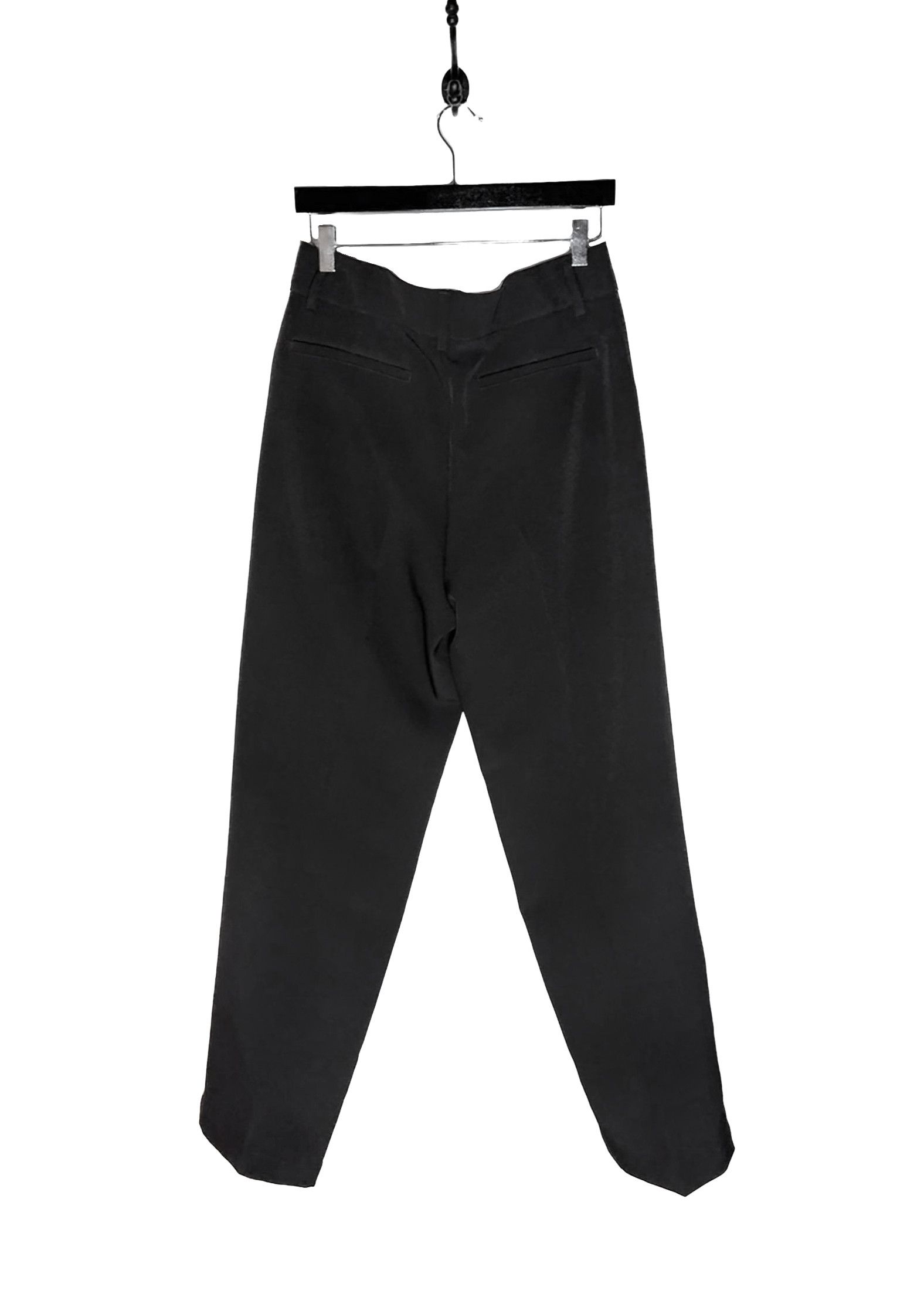 Versace Jeans Couture Versace Jeans Black Cady Stretch Trousers Size 28" / US 6 / IT 42 - 5 Thumbnail