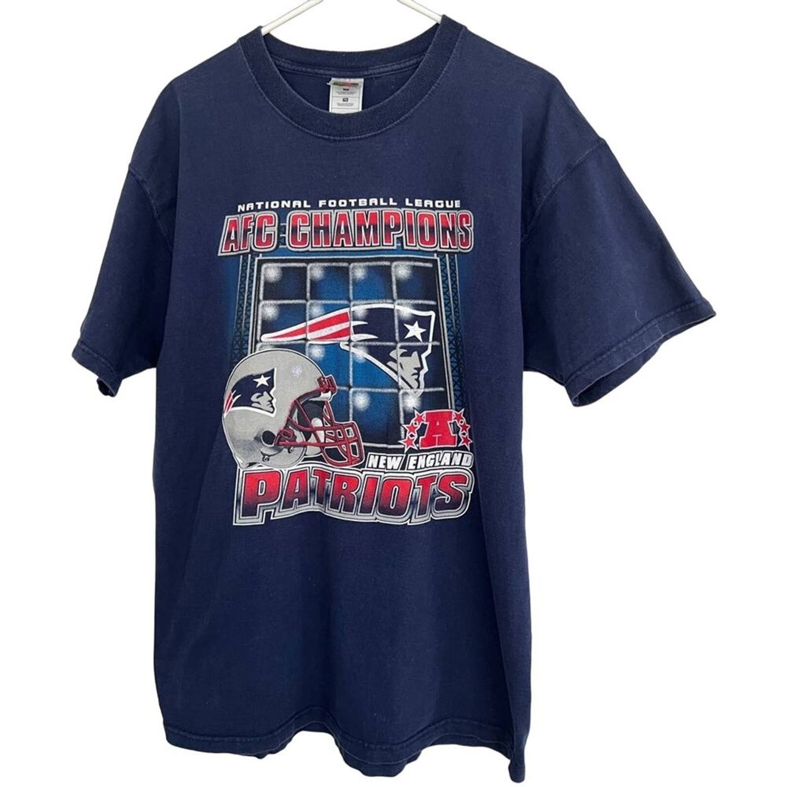 Fruit Of The Loom Vintage New England Patriots Champions T-Shirt 2001-2002 Size US XL / EU 56 / 4 - 1 Thumbnail