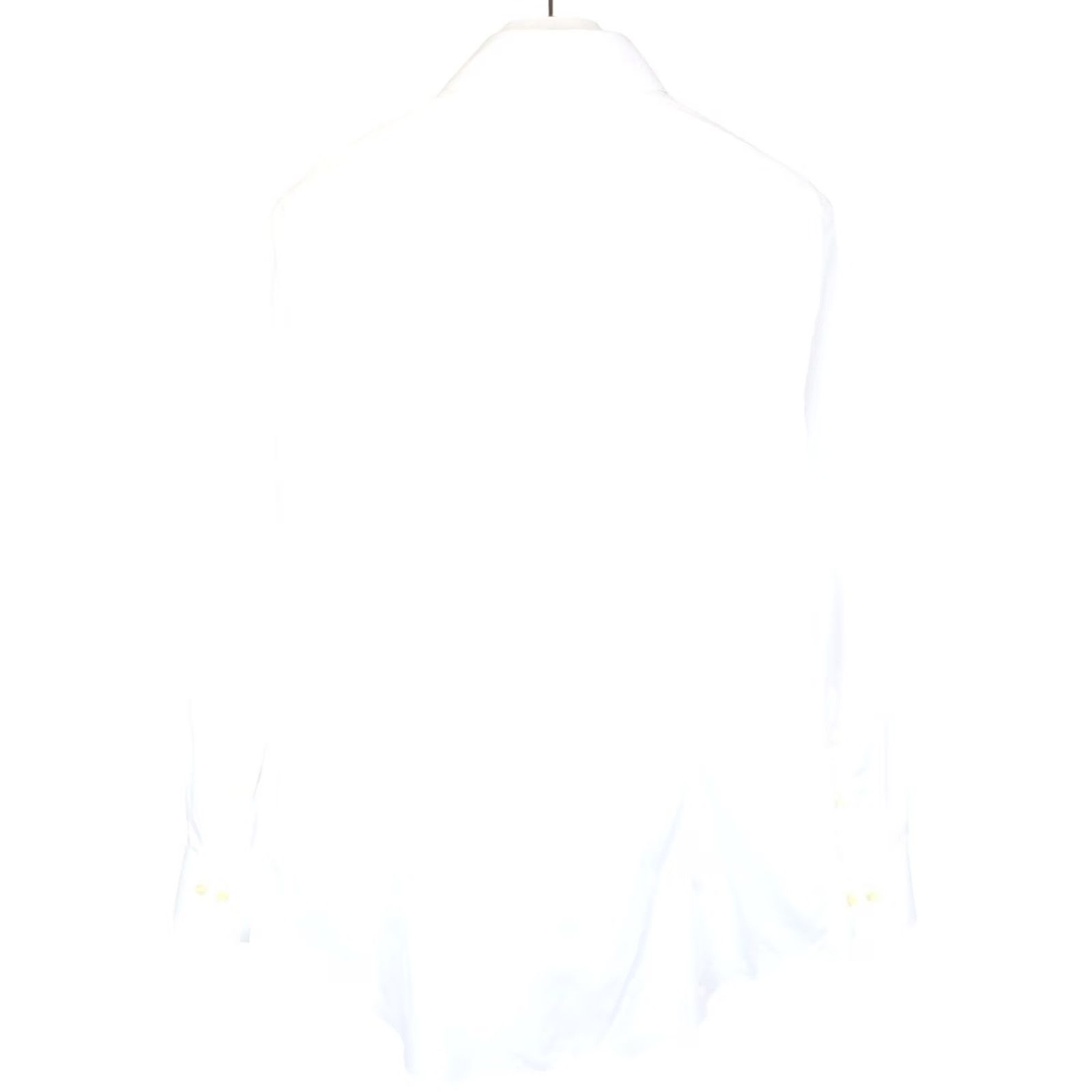 Suitsupply SUITSUPPLY Shirt XL White Extra Slim Fit Formal Shawl Collar Button Men's Size 46R - 2 Thumbnail