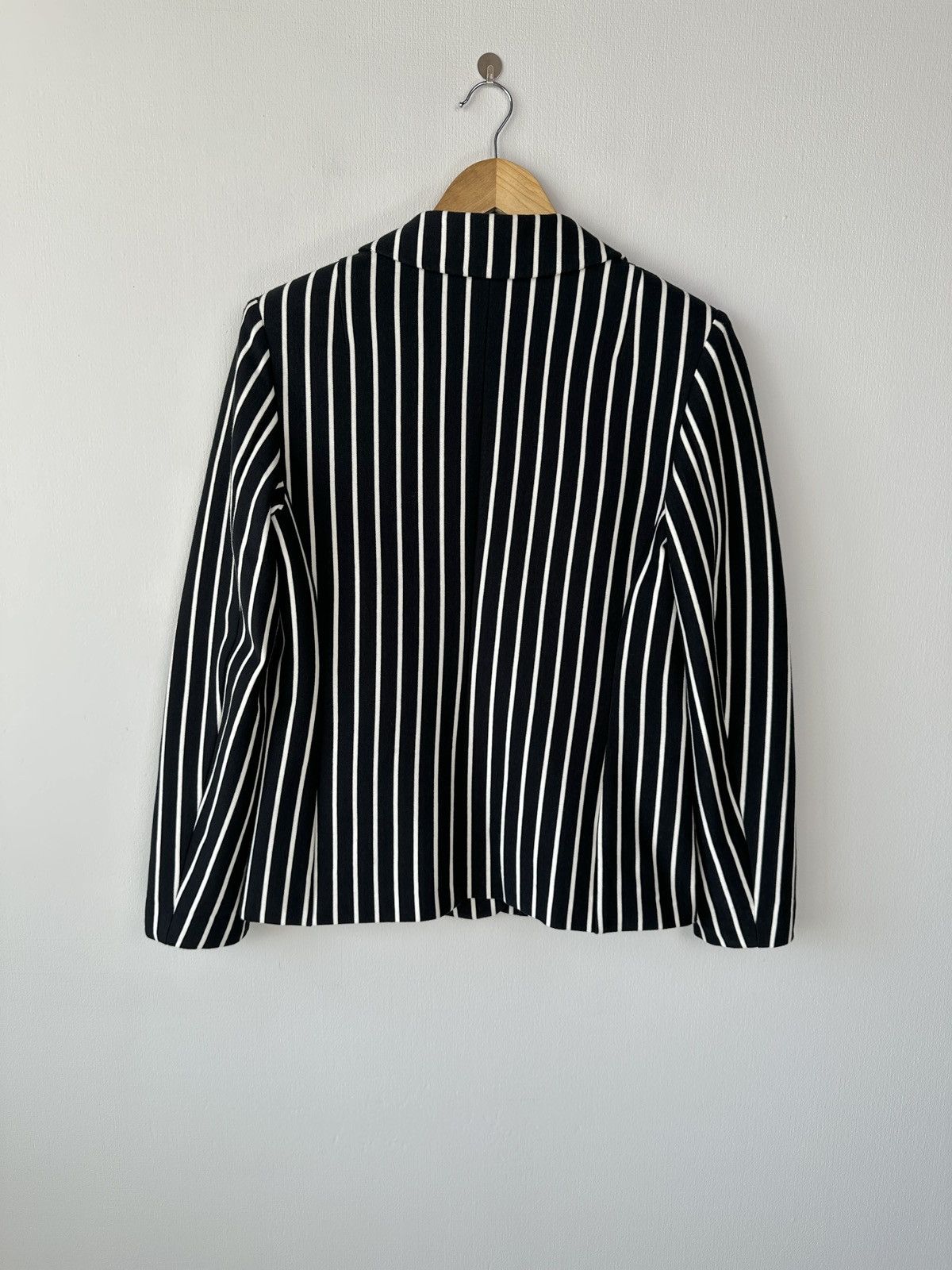 Weekend Max Mara Weekend Max Mara Striped Cotton Sport Coat Blazer Jacket Size L / US 10 / IT 46 - 2 Thumbnail