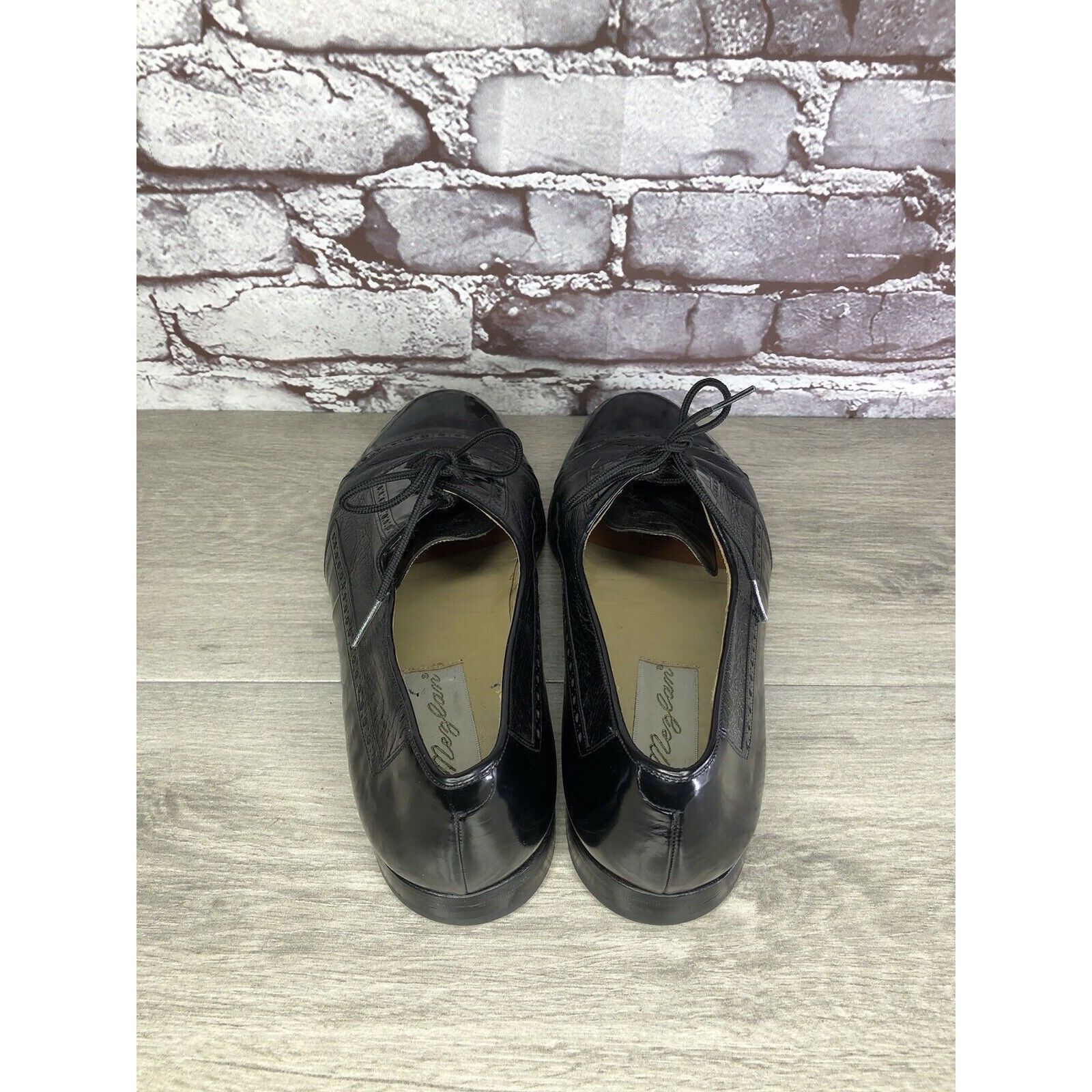 Mezlan Mezlan Cantabria Black Leather Cap Toe Oxfords Dress Shoes M Size US 10 / EU 43 - 5 Thumbnail