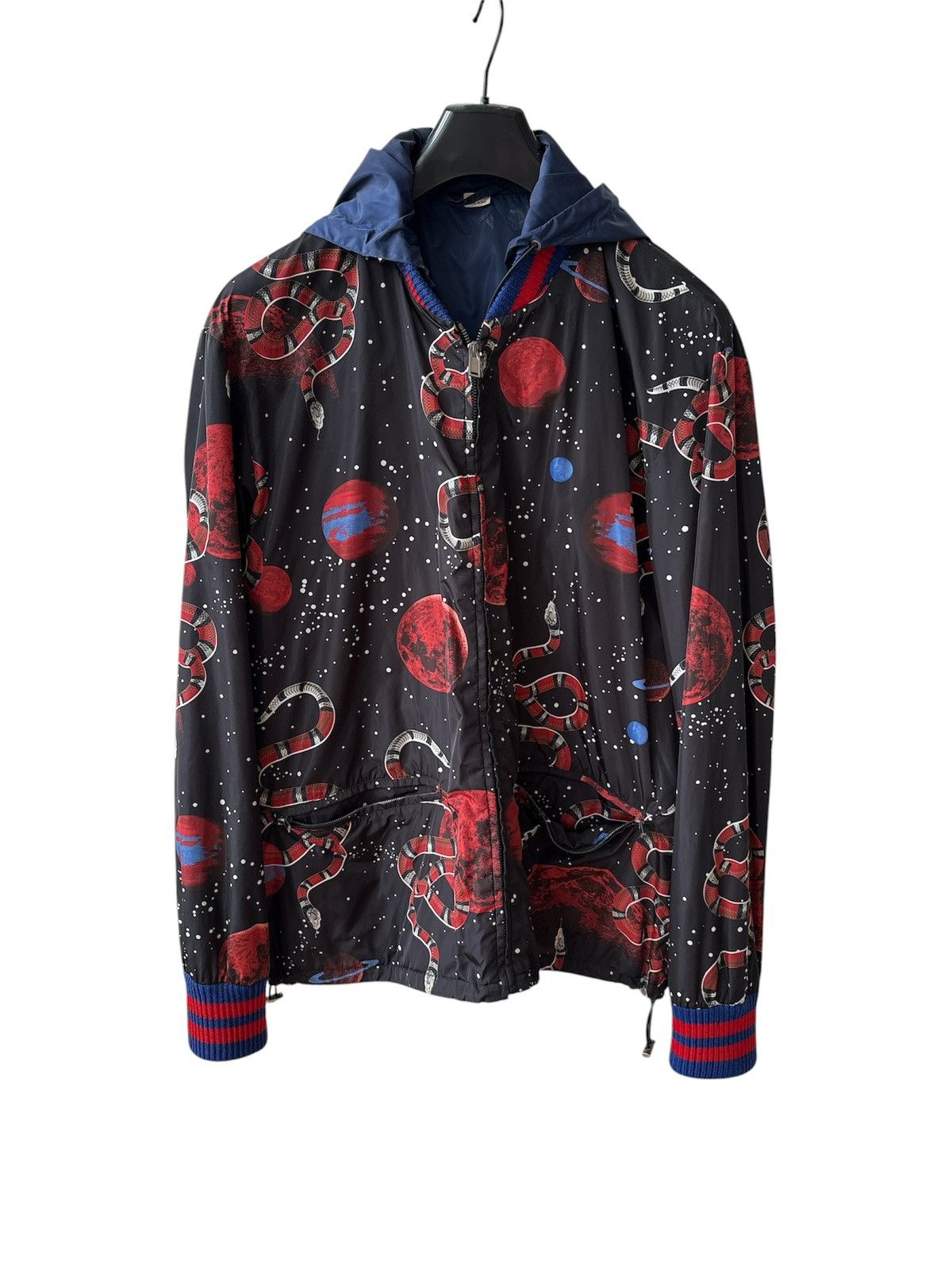 Gucci Gucci Rain Jacket with Snake and Space Motifs Size US L / EU 52-54 / 3 - 1 Thumbnail
