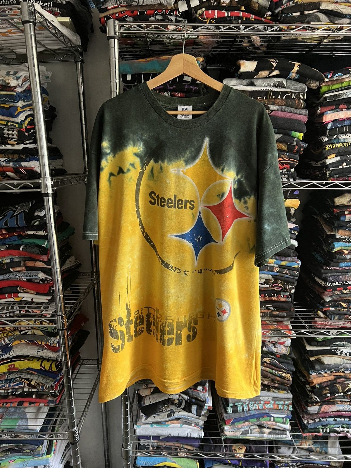 NFL 2000s NFL Pittsburgh Steelers Tie Dye Team Super Bowl Tee Size US XXL / EU 58 / 5 - 1 Thumbnail