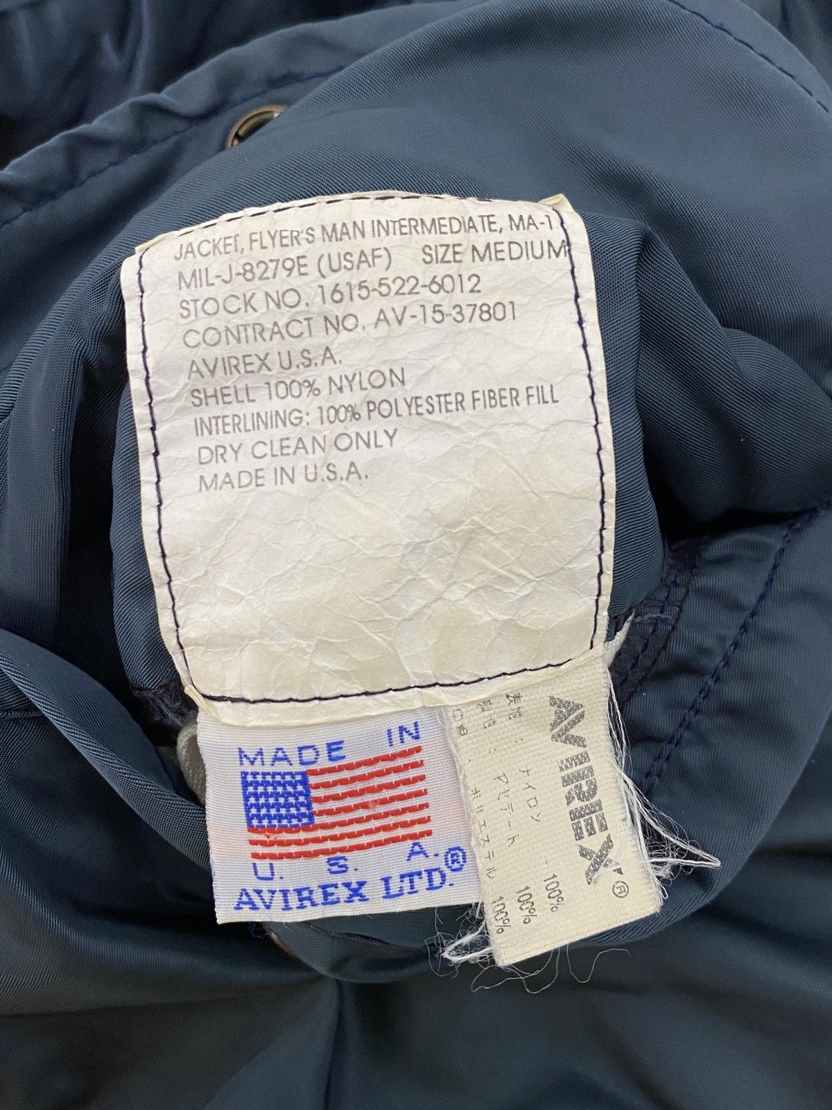 Avirex Vintage 90’s Avirex MA-1 Dark Green Reversible Flight Jacket Size US M / EU 48-50 / 2 - 8 Thumbnail
