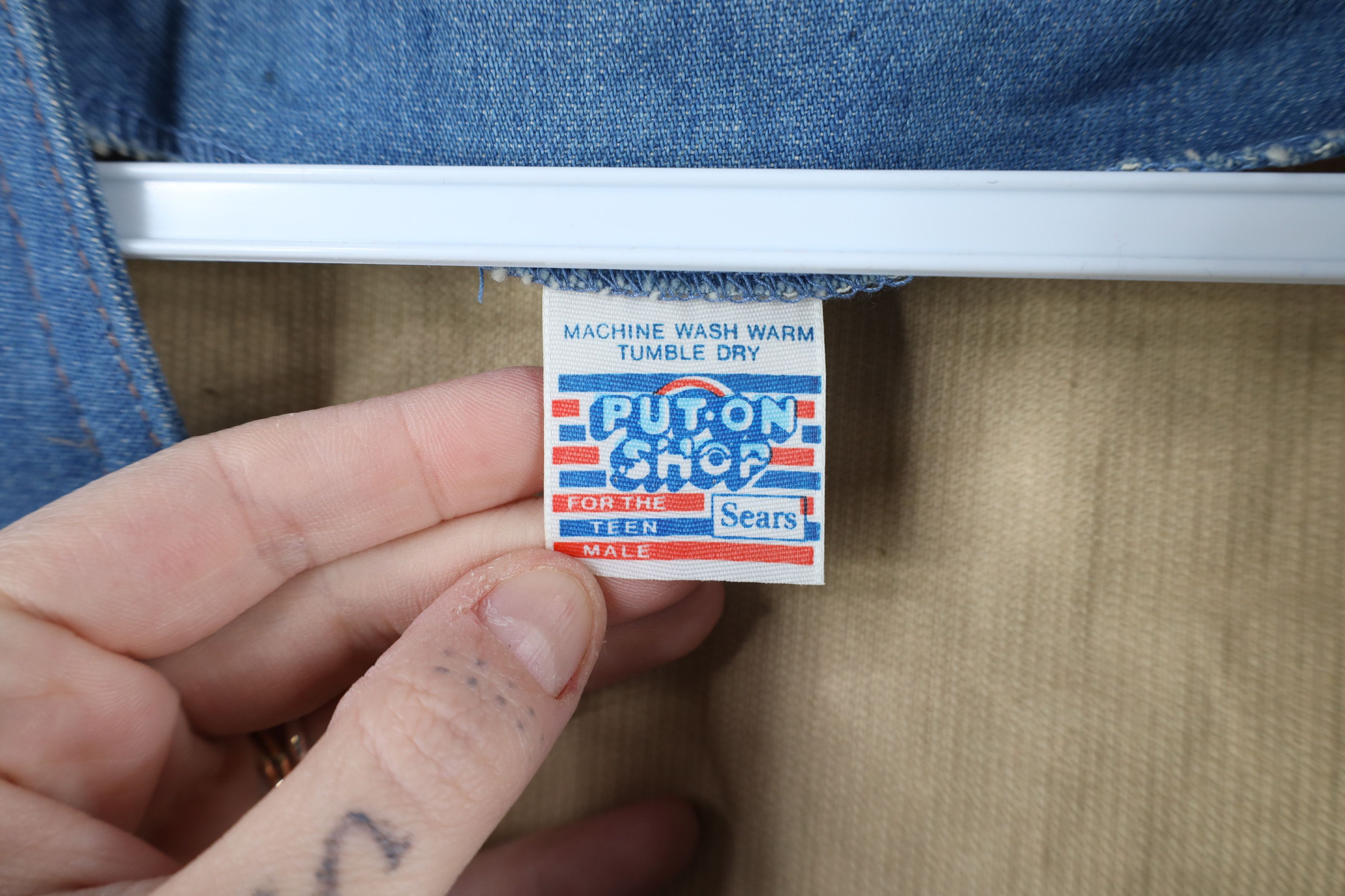 Vintage Vintage 70s Streetwear Corduroy Jean Vest Jacket Blue USA Size US XS / EU 42 / 0 - 9 Thumbnail