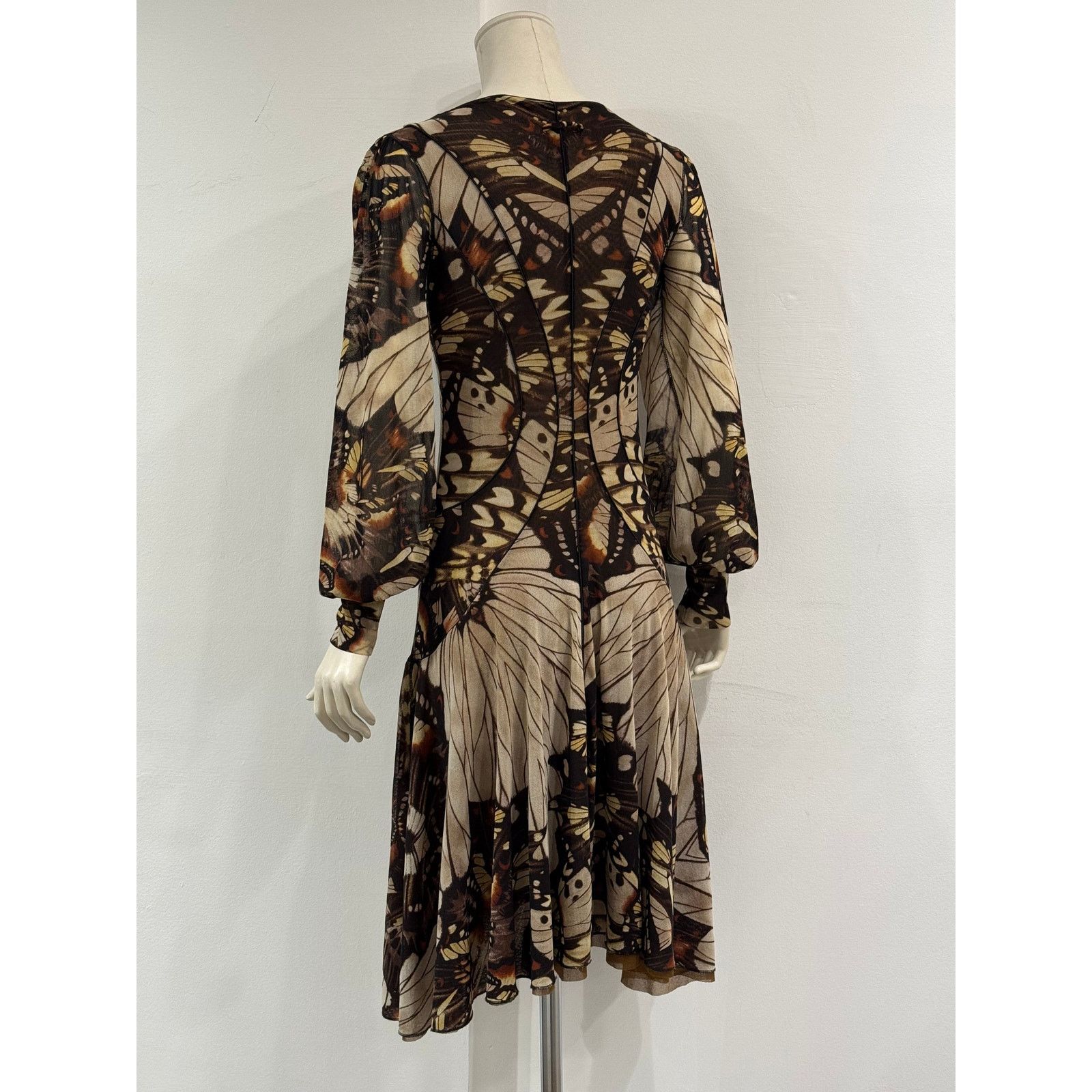 Jean Paul Gaultier S/S2003 Jean Paul Gaultier butterfly midi dress Size M / US 6-8 / IT 42-44 - 4 Thumbnail