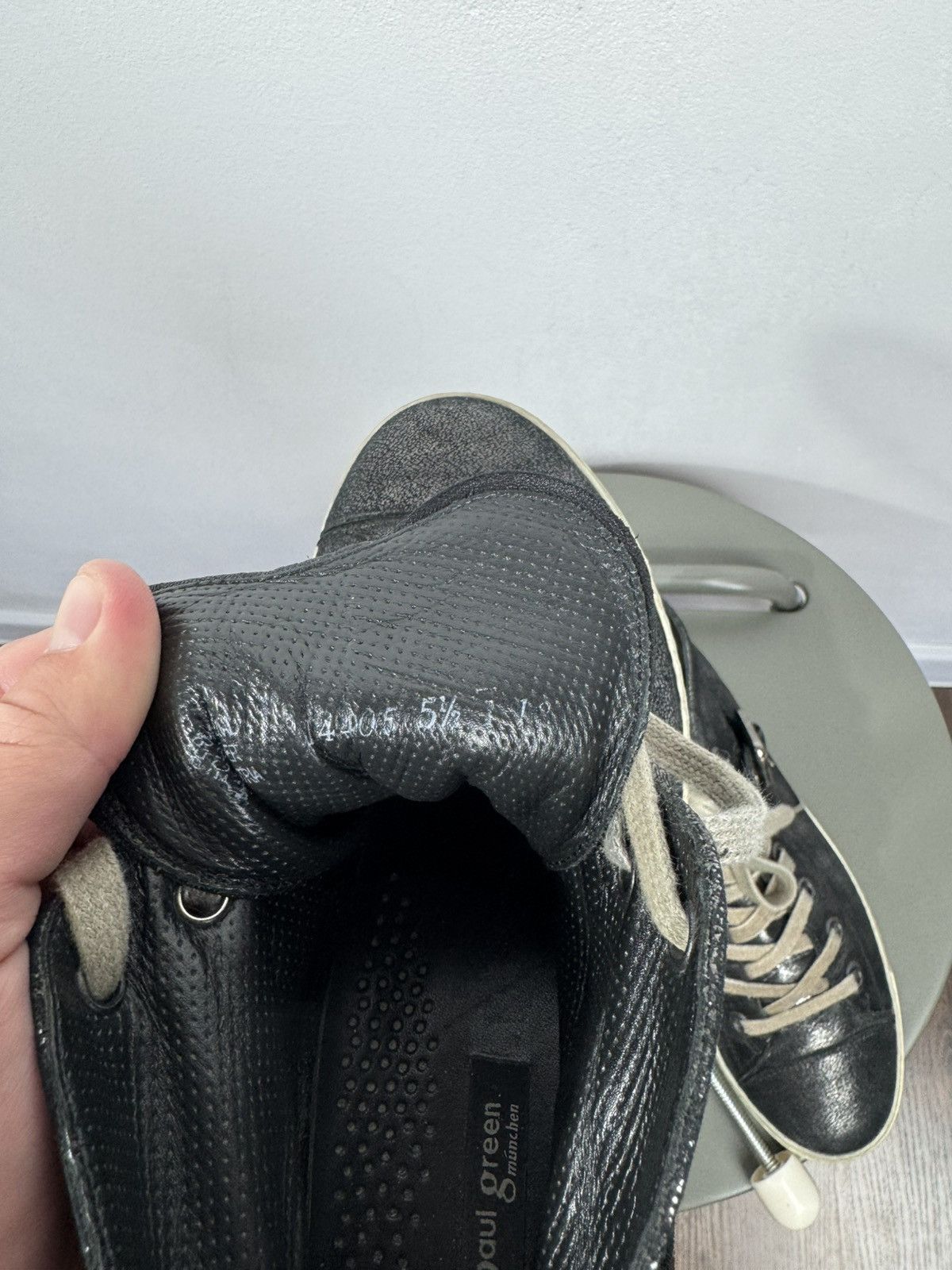 Other Paul Green Black High Top Sneakers Buckle Shoes 39 Size US 8 / IT 38 - 16 Thumbnail