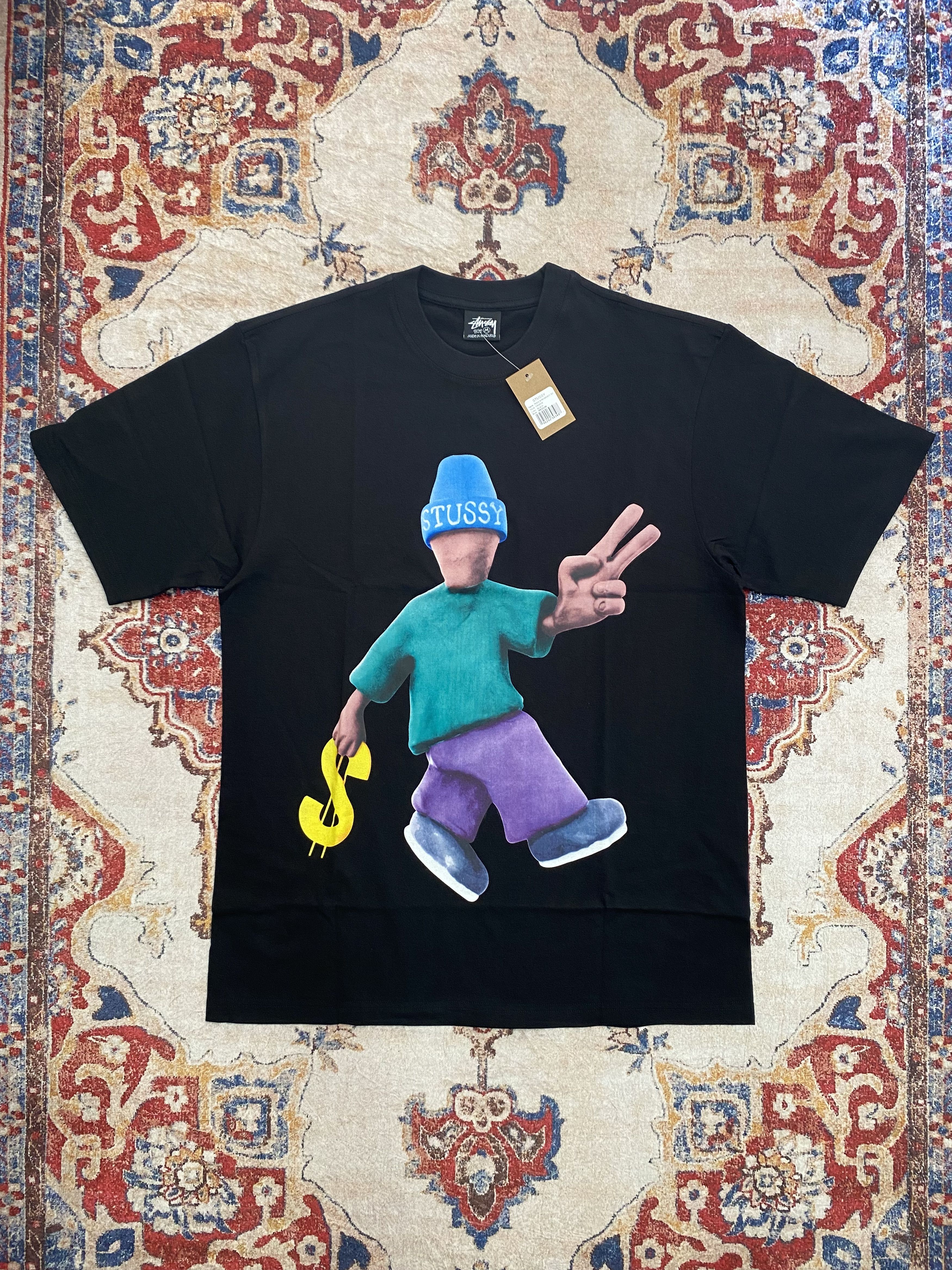 Stussy Stussy Peace & Prosperity Tee Size US M / EU 48-50 / 2 - 1 Thumbnail