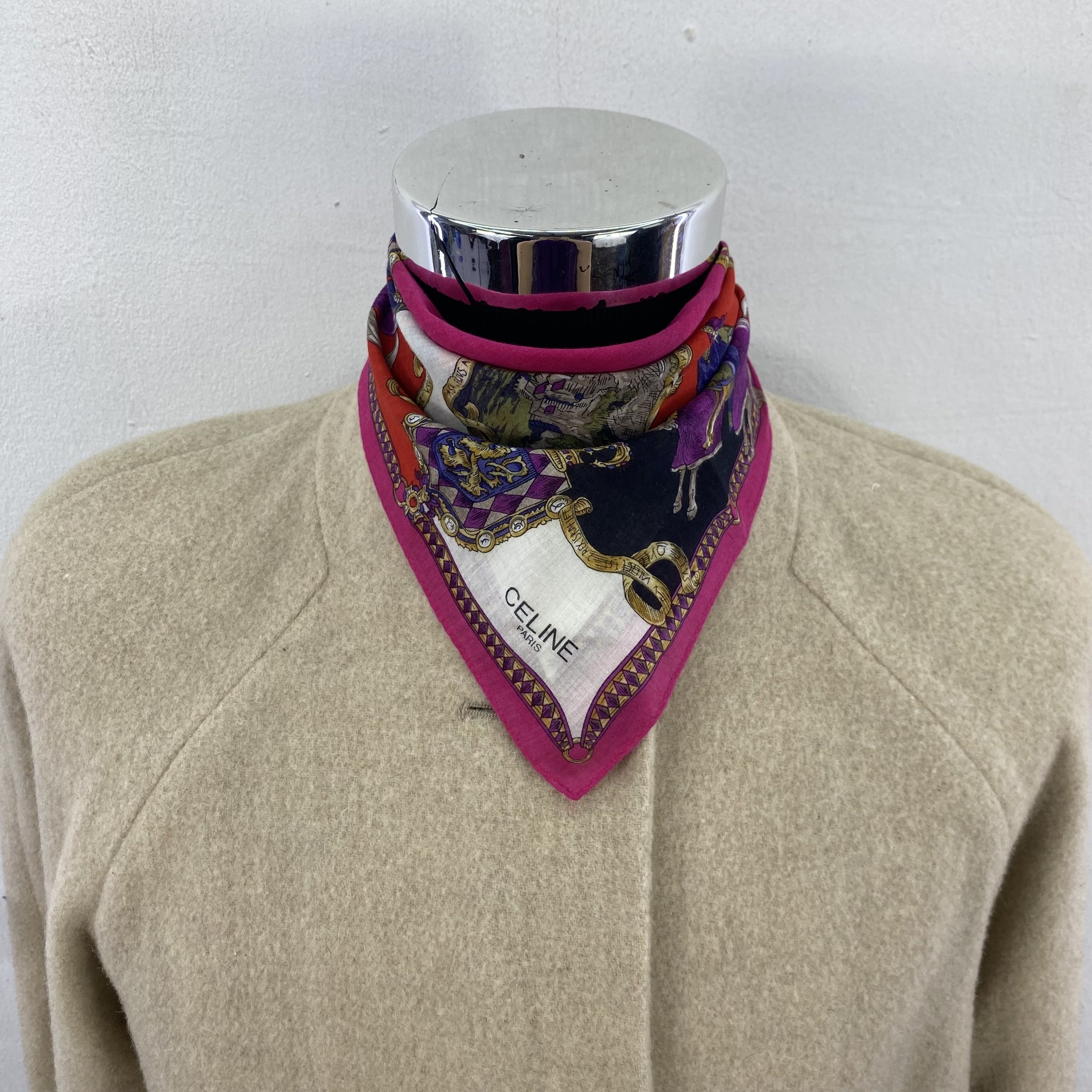Celine Vintage Celine Handkerchief Neckerchief H065P Size ONE SIZE - 2 Thumbnail