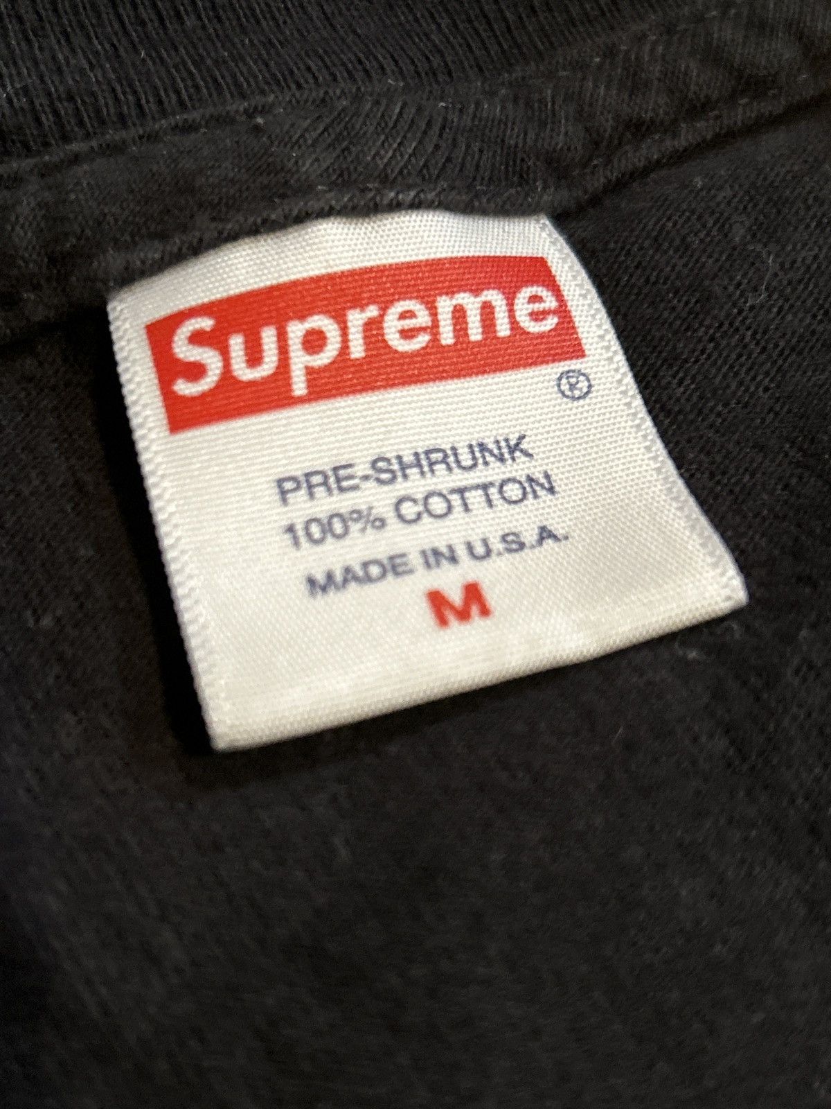 Supreme Supreme FW19 “Pillows” Black Tee Size US M / EU 48-50 / 2 - 2 Thumbnail