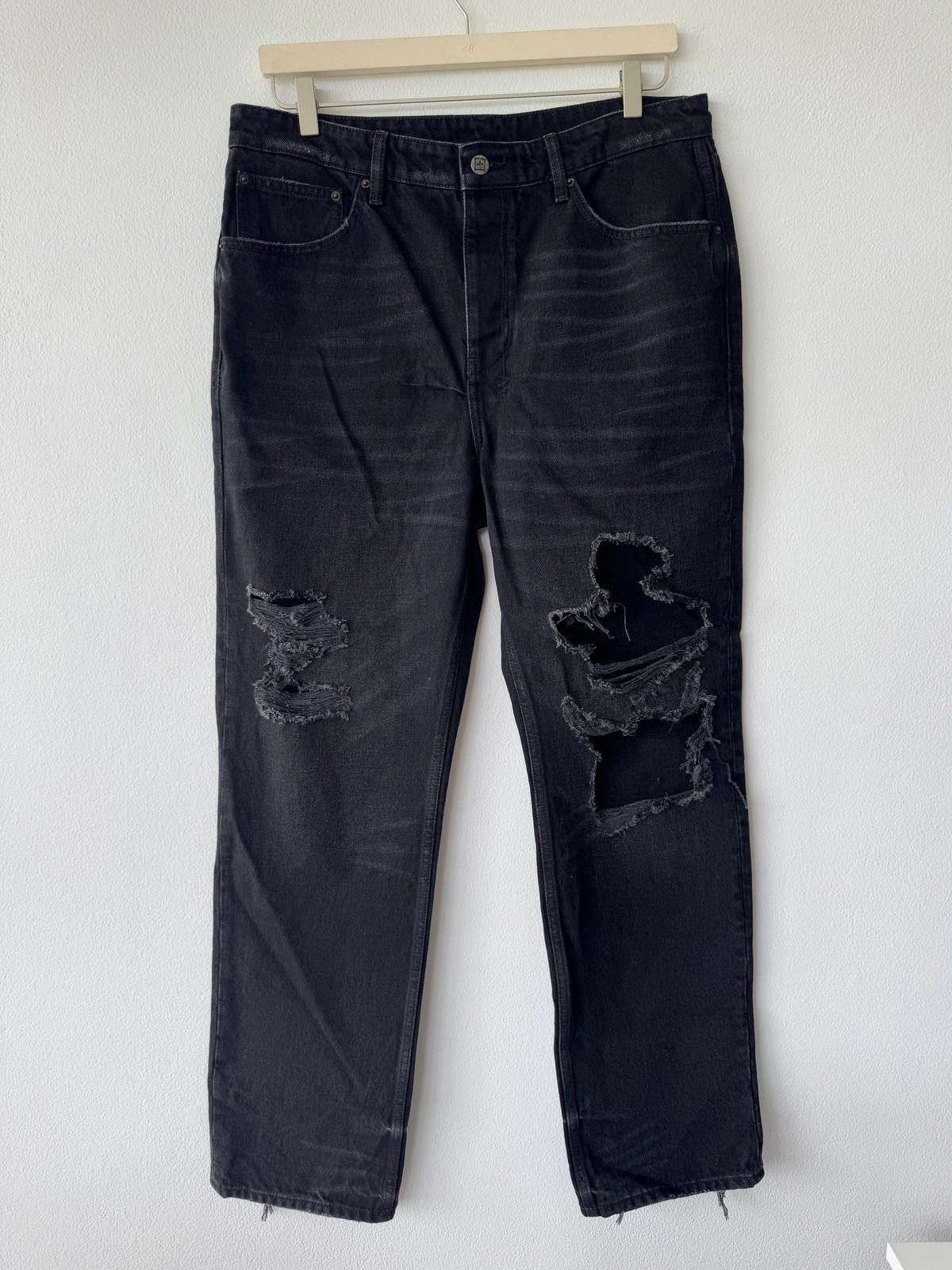 Ksubi new Ksubi mens denim jean anti k wide king hit faded black Size US 32 / EU 48 - 1 Thumbnail