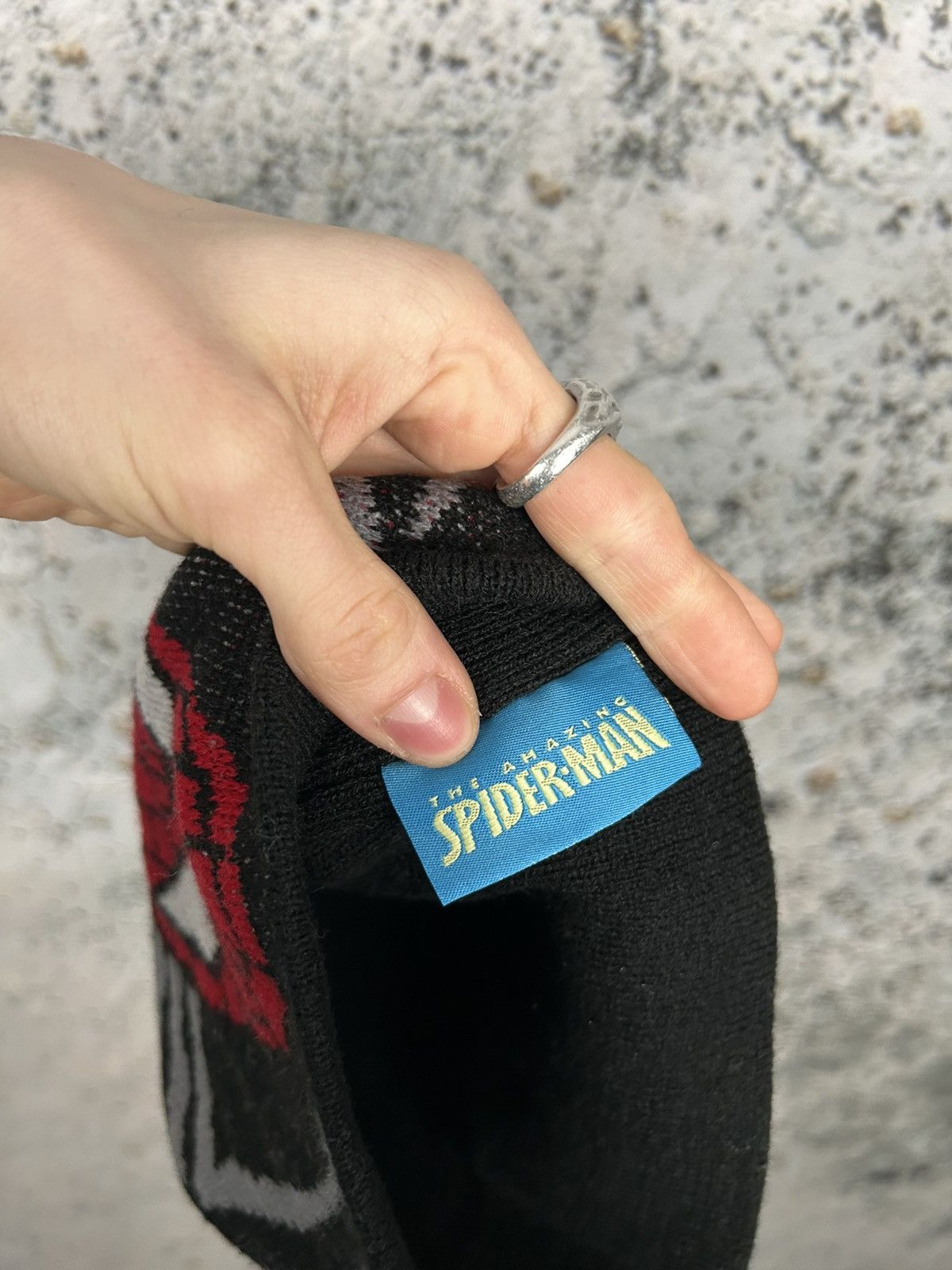 Marvel Comics × Vintage Vintage The Amazing Spider-Man Marvel Comics Winter Hat Size ONE SIZE - 5 Thumbnail