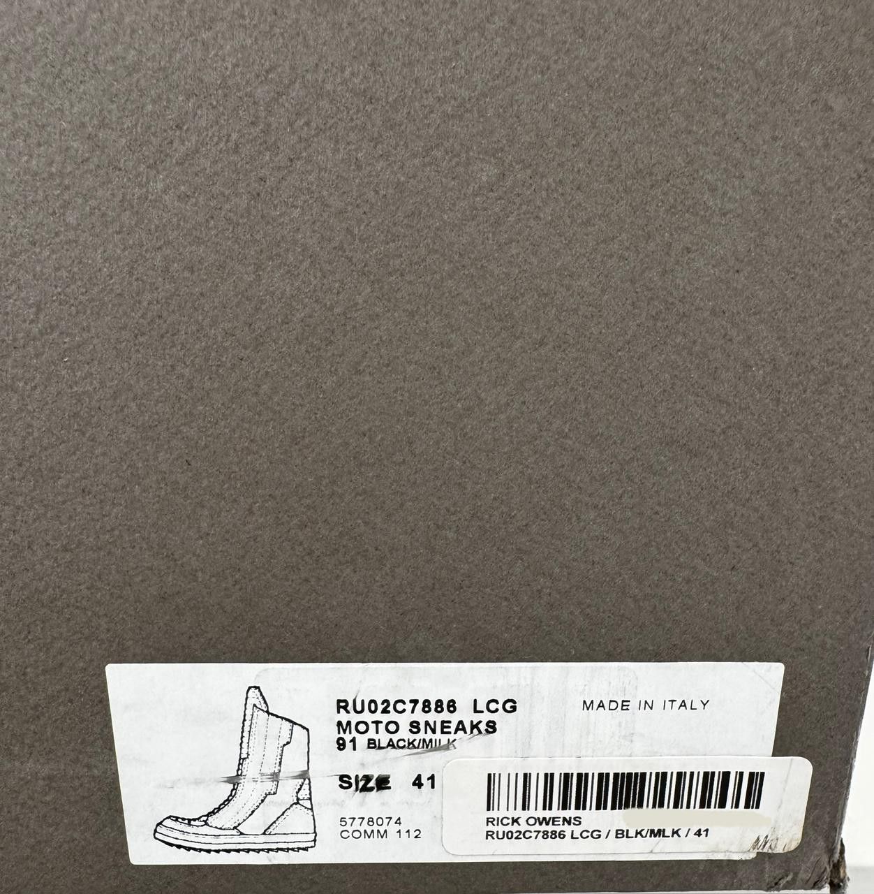 Rick Owens RICK OWENS MOTO SNEAKS Size US 8 / EU 41 - 8 Thumbnail