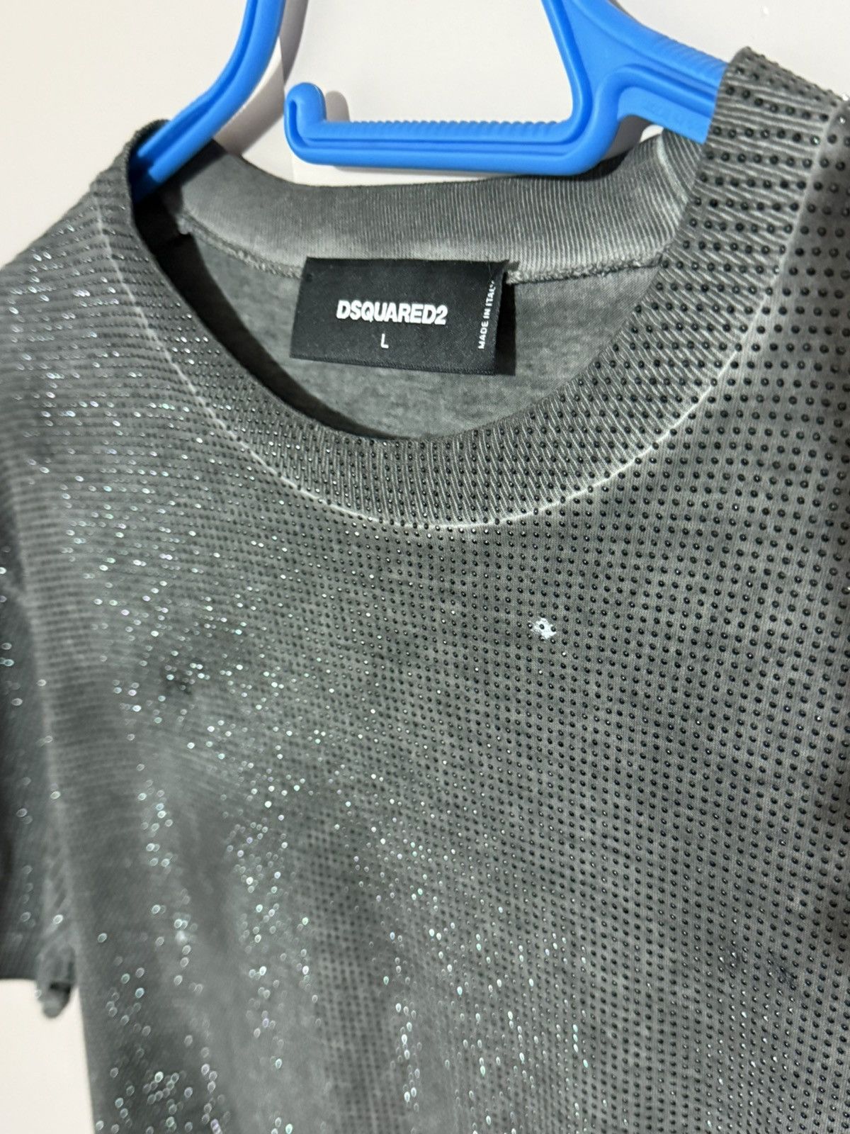 Dsquared2 dsquared crystal embellished t shirt size large Size US L / EU 52-54 / 3 - 3 Thumbnail