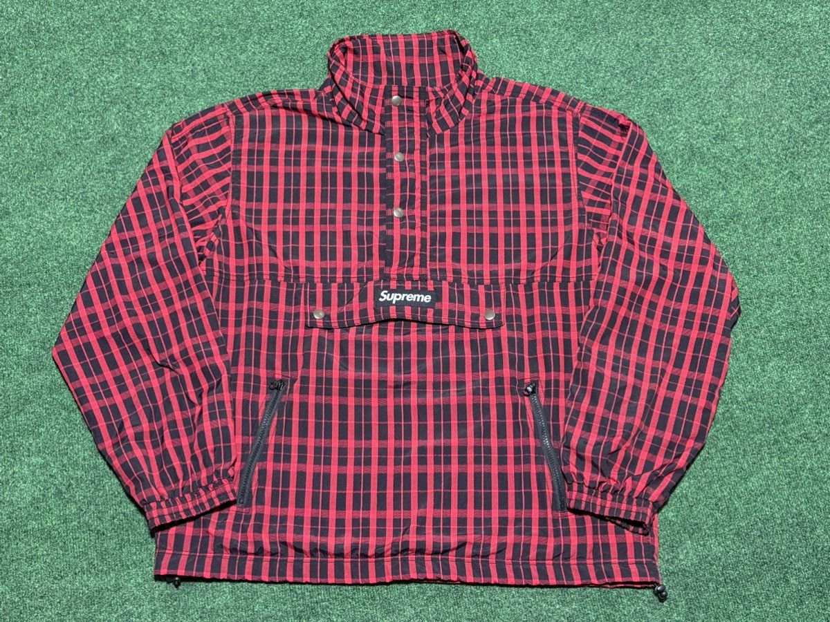 Supreme 2017 Supreme Nylon Plaid Pullover Size US L / EU 52-54 / 3 - 1 Thumbnail
