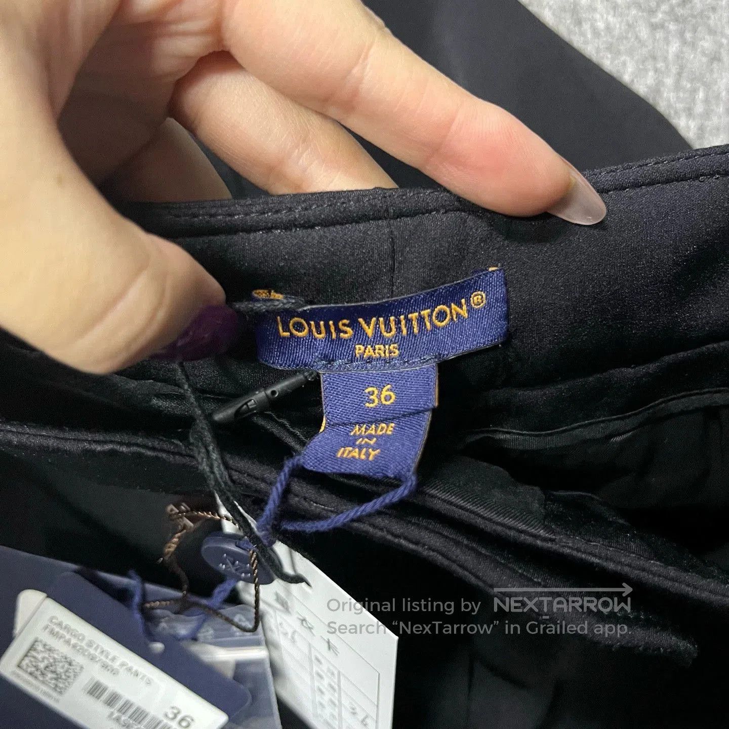 Louis Vuitton louis vuitton black cargo pants size 36. Size US 36 / EU 52 - 4 Thumbnail
