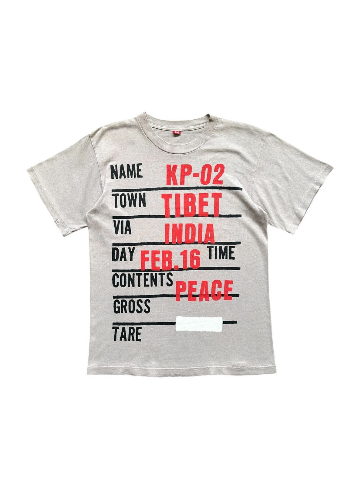 Kapital 00's Kapital '' Peace '' tee Size US S / EU 44-46 / 1 - 1 Thumbnail