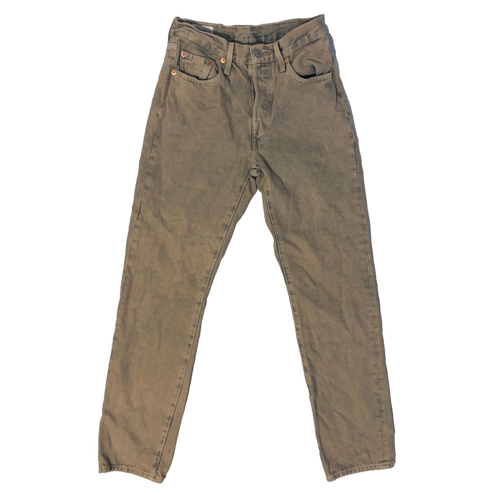 Levi's Levi's Premium 501 Women's Original Fit Cloudy Khaki - Mediu Size 24" / US 00 / IT 34 - 1 Thumbnail