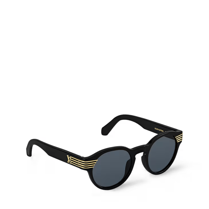 Louis Vuitton LV Slide Round Sunglasses Size ONE SIZE - 4 Thumbnail
