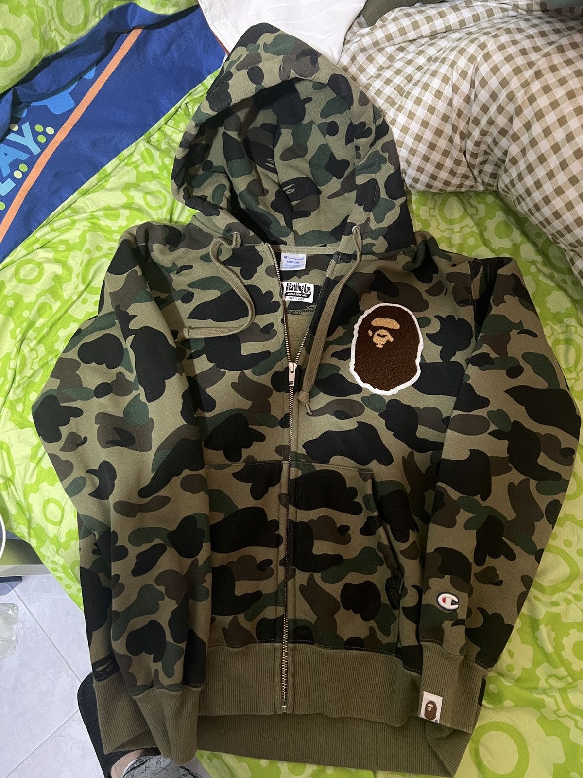 トップス A BATHING APE X CHAMPION HOODIE Bape X Champion Hoodie for sale | eBay