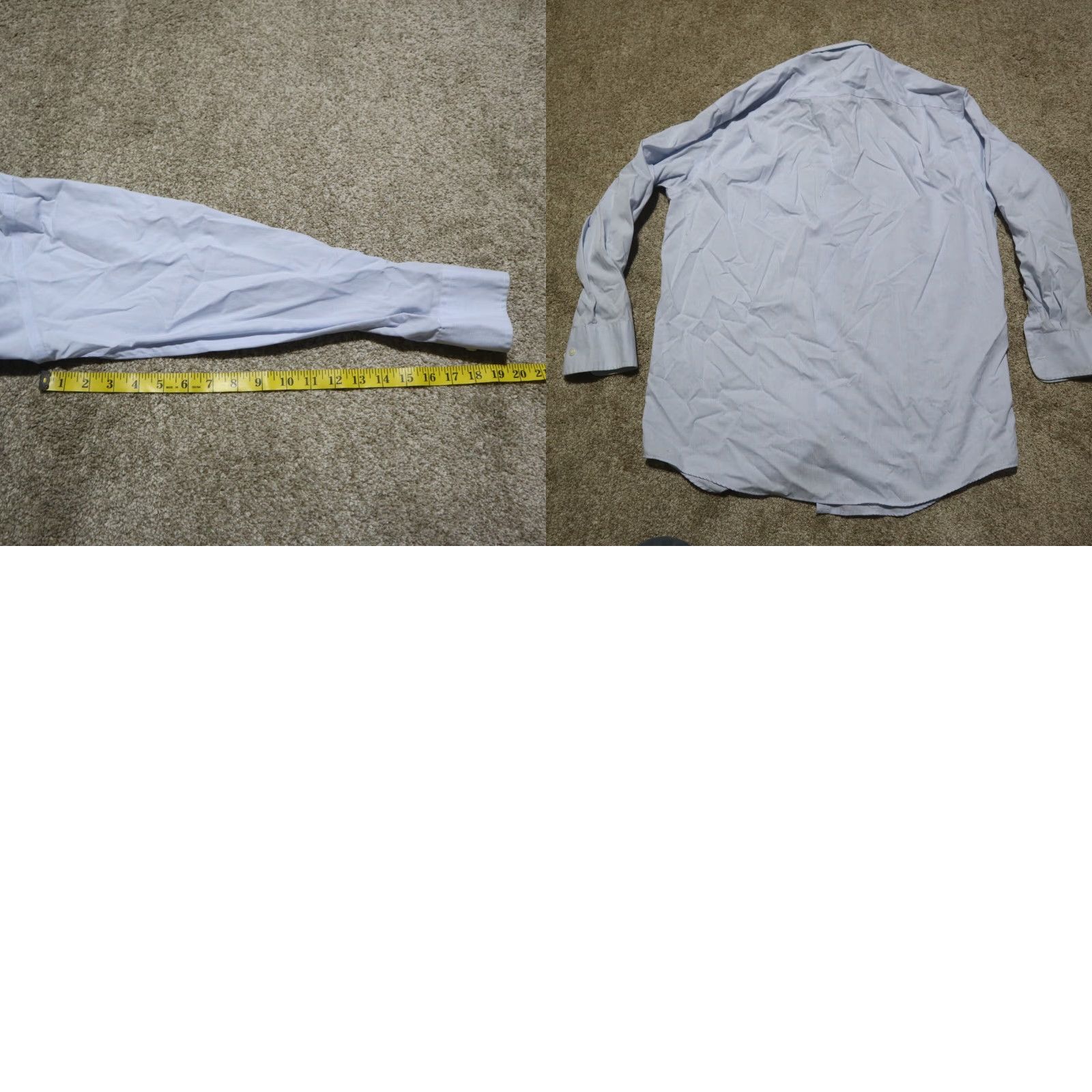 Nautica Nautica Solid Light Blue Button Down Shirt Long Sleeve Pocket Mens Size 16 32/33 Size US L / EU 52-54 / 3 - 8 Thumbnail