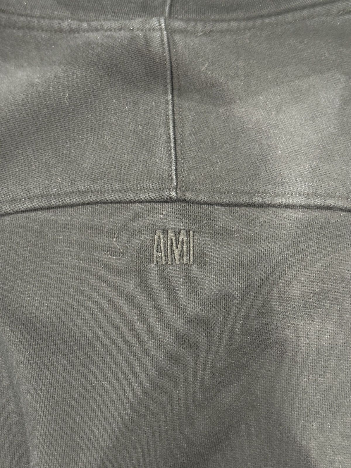 AMI Ami Paris Logo Detailed Zip-Up Hoodie Black Size US M / EU 48-50 / 2 - 10 Thumbnail