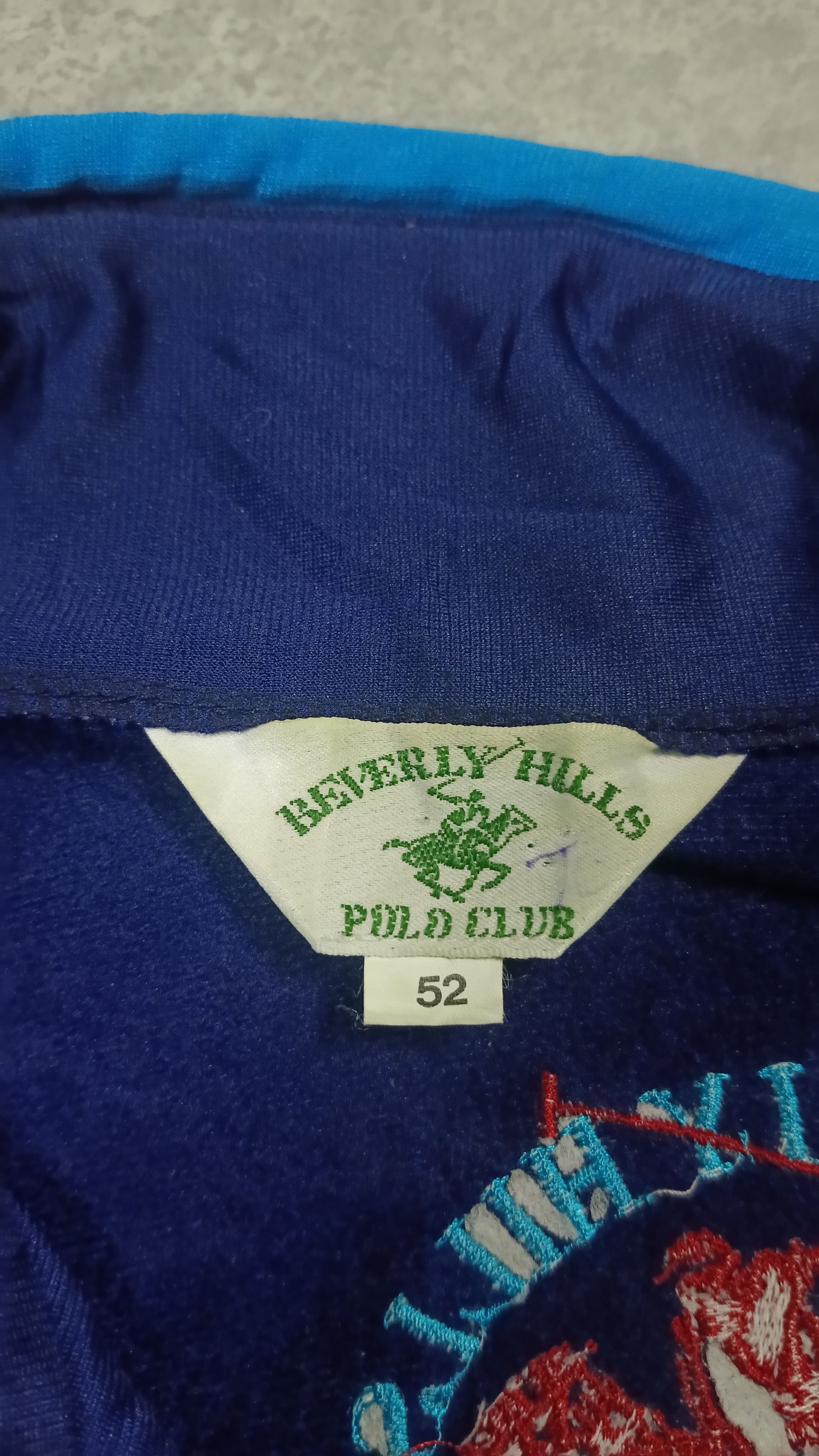 Beverly Hills Polo Club × Vintage 🔥 Rare Vintage Beverly Hills Polo Club Track Sweater Size US L / EU 52-54 / 3 - 8 Thumbnail
