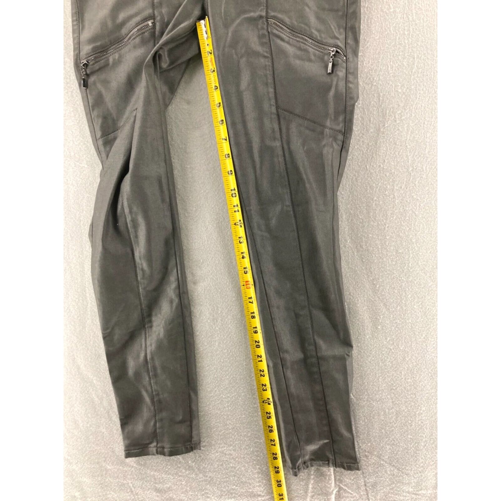 White House Black Market White House Black Market Womens Pants The Skinny Coated Modal Blend 6 XL Size 28" / US 6 / IT 42 - 5 Thumbnail
