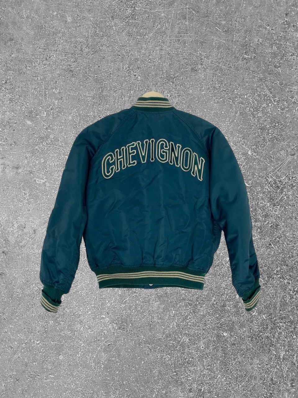 Vintage Chevignon vintage bomber Spellout | Grailed