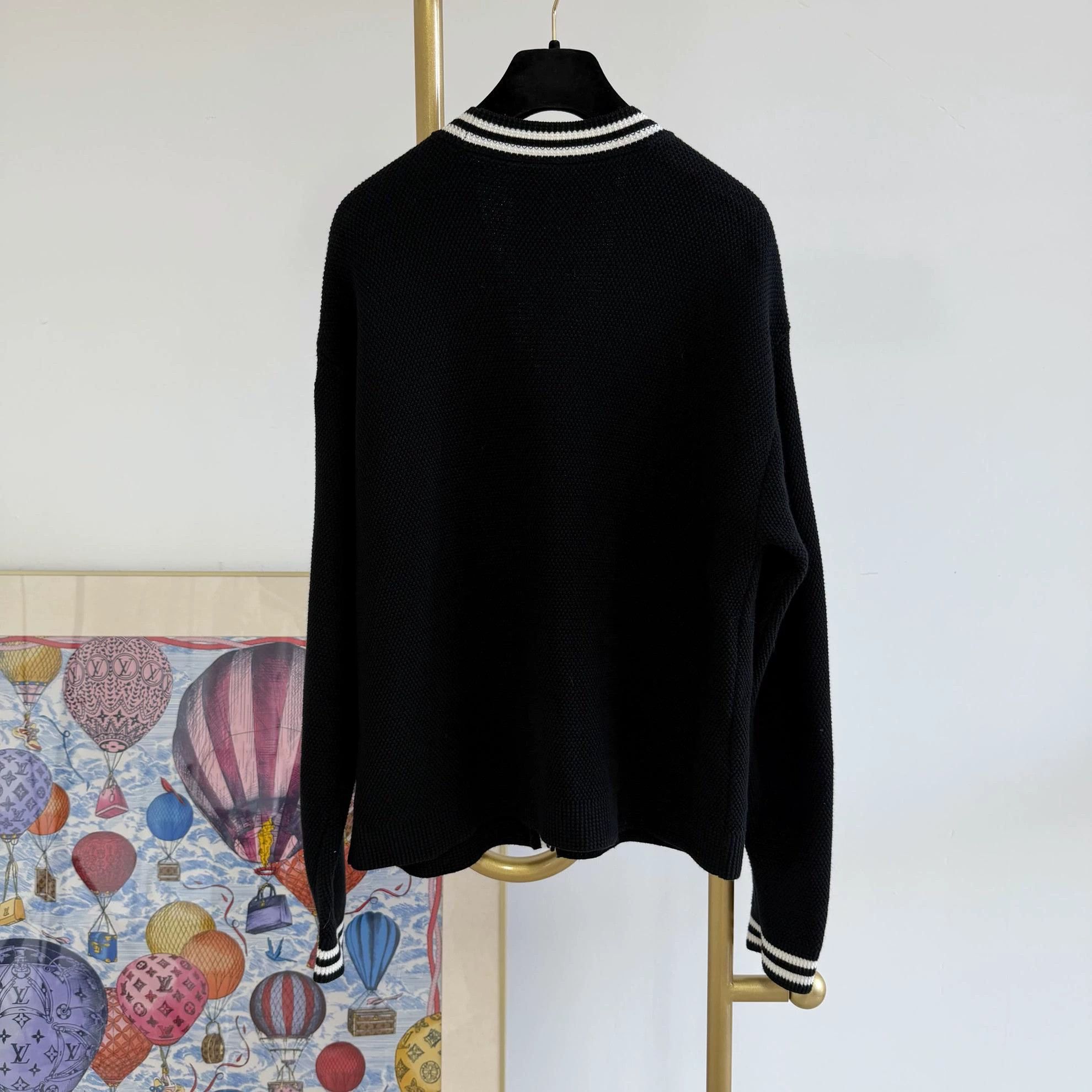 Other Alo Black Knit Cardigan S Size S / US 4 / IT 40 - 2 Thumbnail