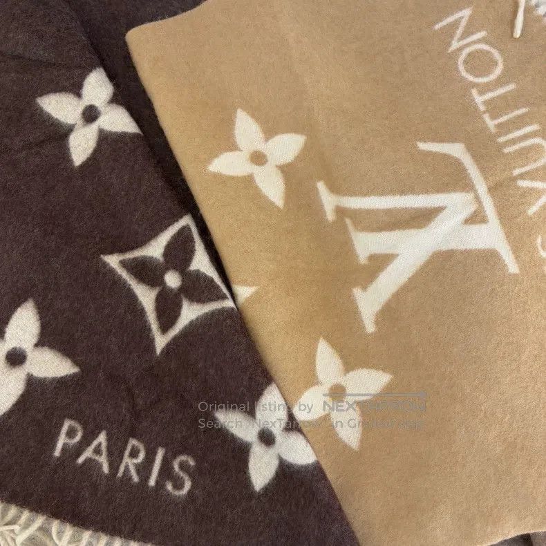 Louis Vuitton Louis Vuitton Color gradient cashmere scarf Size ONE SIZE - 3 Thumbnail