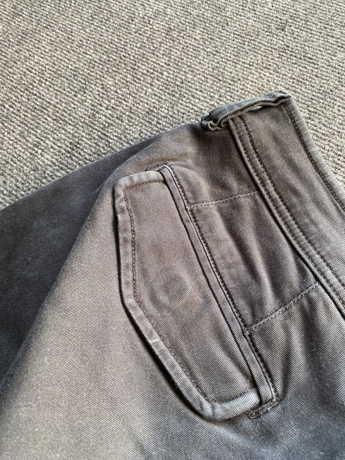 Diesel 🔥Opium Punk Diesel cargo black faded opium pants Size US 33 - 14 Thumbnail