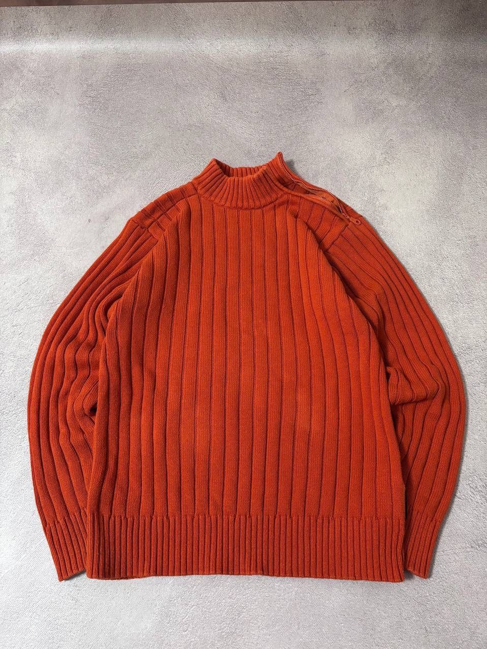 Vintage Vintage Diesel style orange distressed sweatshirt Size US M / EU 48-50 / 2 - 2 Thumbnail