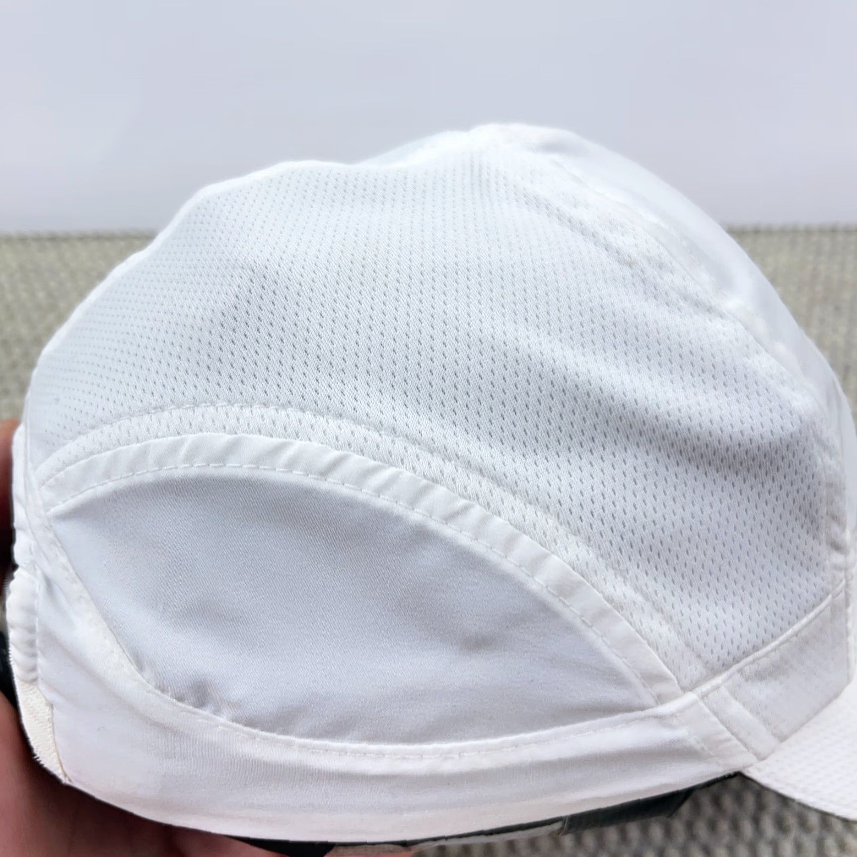 Nike VINTAGE Nike Hat Cap White Black 7 Panel Tailwind 90's Y2k Running Cycling Rare Baseball Cap Men One Size Adult Mens Size ONE SIZE - 7 Thumbnail