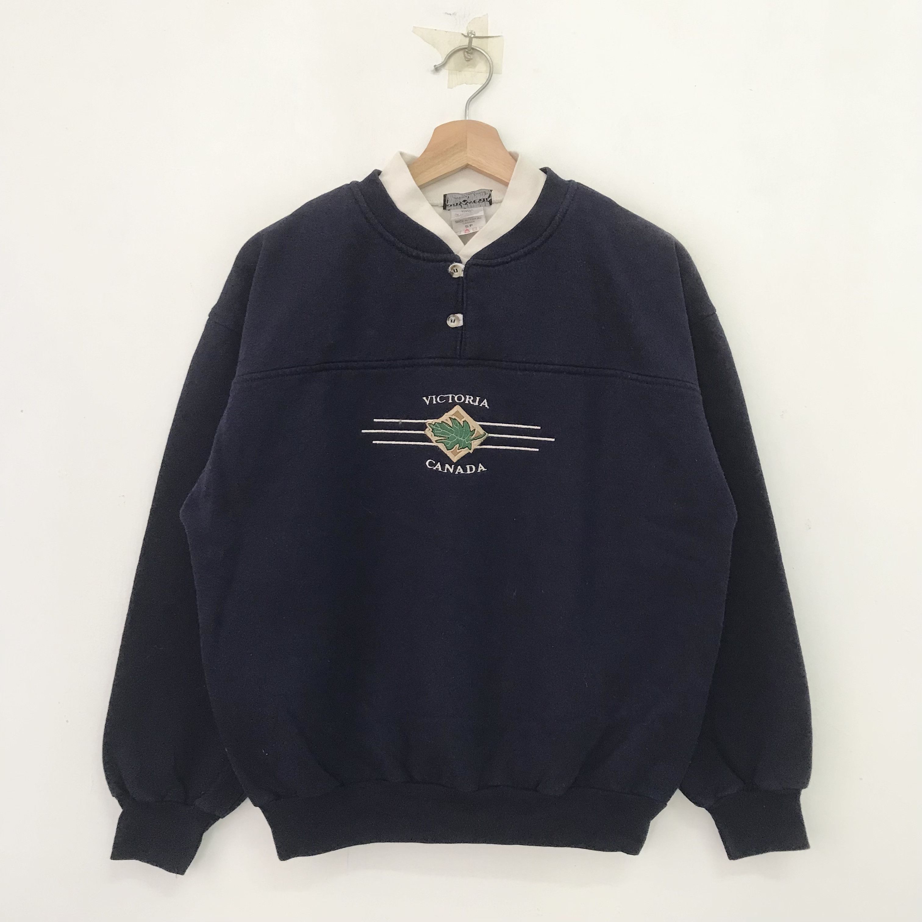 Vintage Vintage Victoria Blue Sweatshirt - 203 Size US M / EU 48-50 / 2 - 1 Thumbnail
