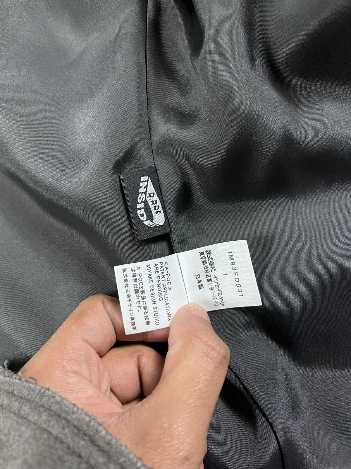 Issey Miyake Issey Miyake - AW19 Silver Blazer Size US M / EU 48-50 / 2 - 6 Thumbnail