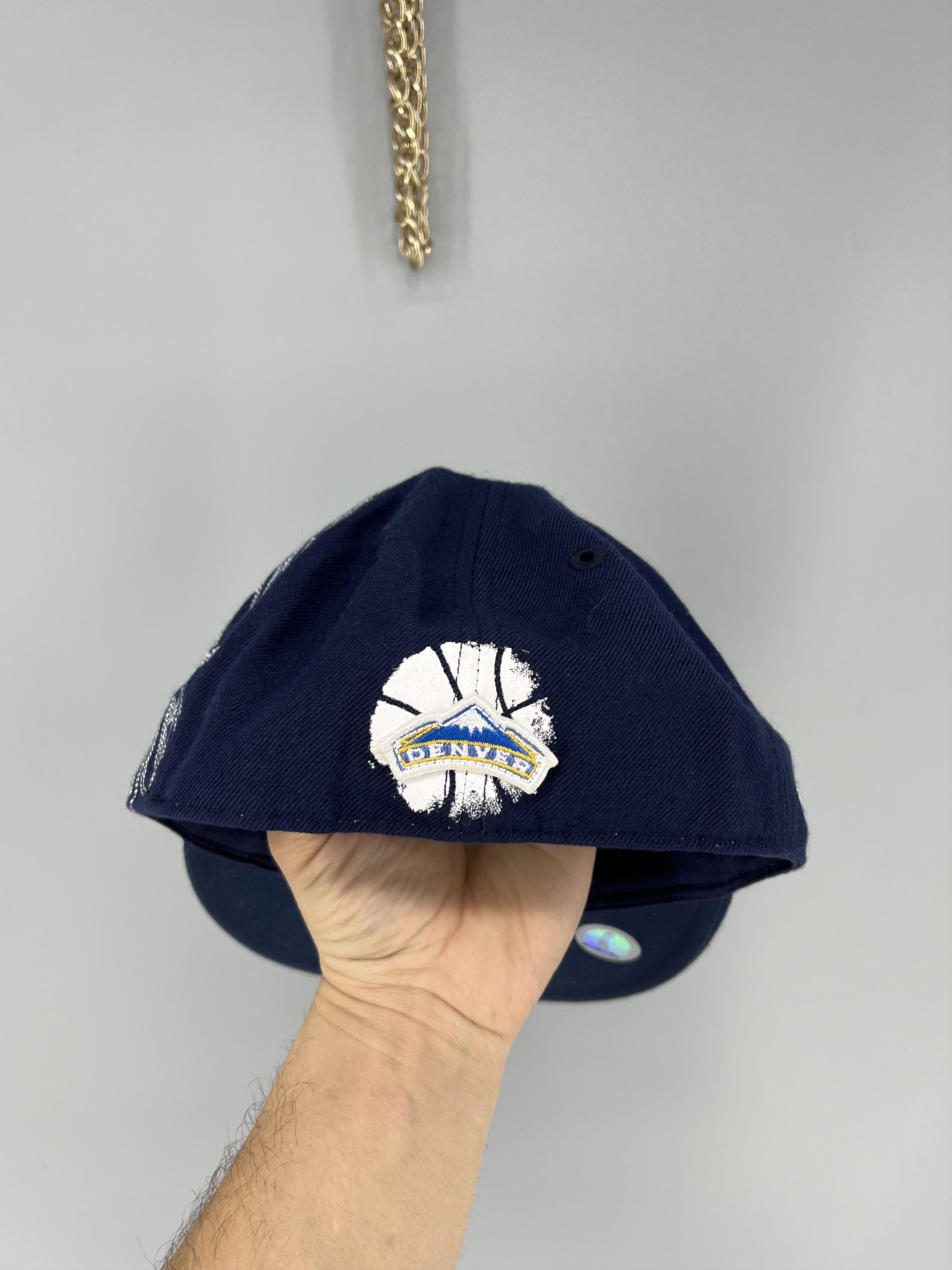 NBA Vintage Y2K Denver Nuggets NBA Rare Wool SnapBack Hat Size ONE SIZE - 4 Thumbnail