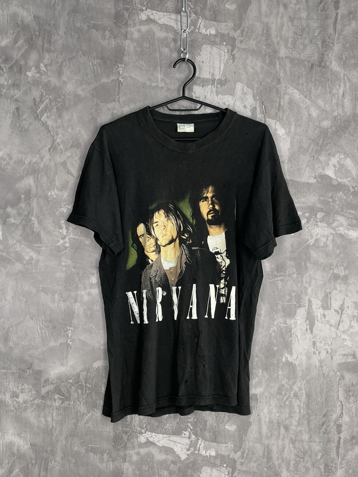 Nirvana × Vintage Nirvana vintage 90s Distressed Metal Punk t-shirt Size US S / EU 44-46 / 1 - 1 Thumbnail