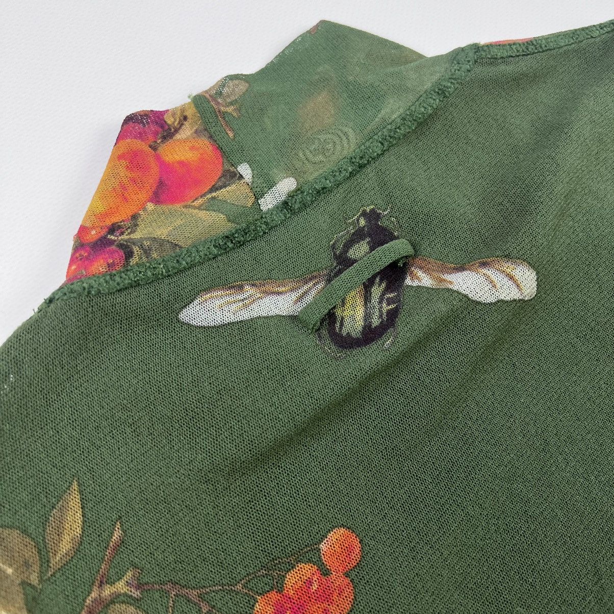 Jean Paul Gaultier Jean Paul Gautier soleil fruit print mesh longsleeve Size S / US 4 / IT 40 - 8 Thumbnail