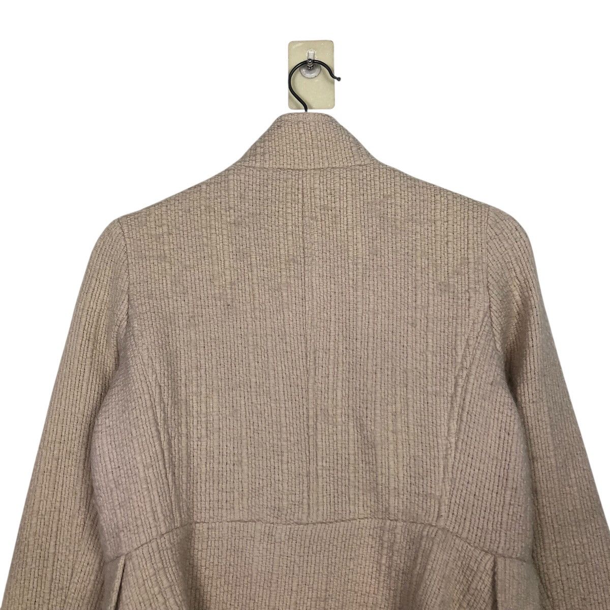 Japanese Brand 📌Asymmetrical Button Cropped Wool Jacket Ships Issey Miyake Size S / US 4 / IT 40 - 10 Thumbnail