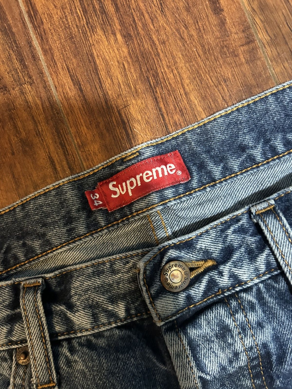 Supreme Supreme distressed jeans Size US 34 / EU 50 - 2 Thumbnail