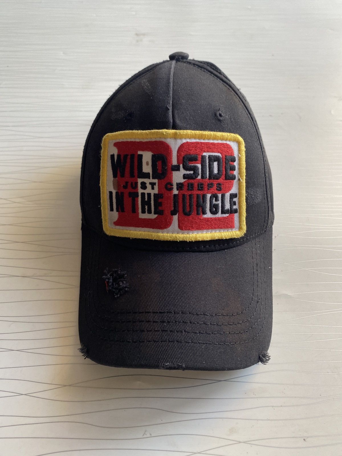 Dsquared2 Dsquared2 Distressed Fadded Cap Size ONE SIZE - 2 Thumbnail