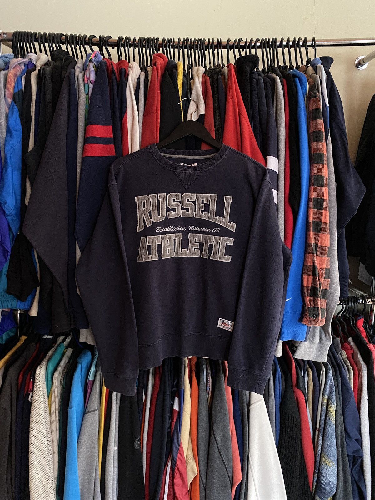 Russell Athletic VINTAGE RUSSELL ATHLETIC FADED BIG LOGO SWEATSHIRT Y2k Size US M / EU 48-50 / 2 - 1 Thumbnail